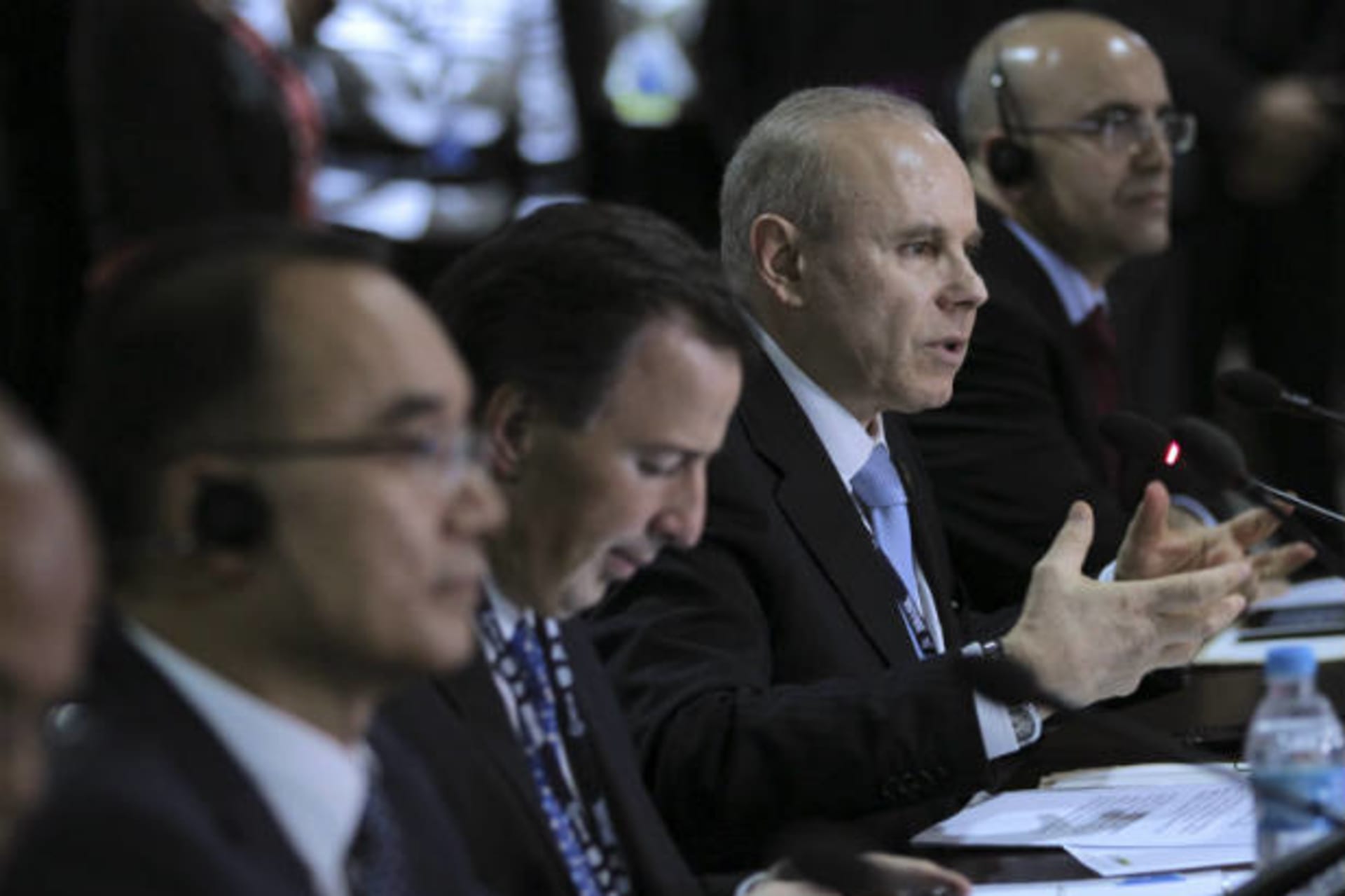 <p>Brazil’s Finance Minister, Guido Mantega, speaks at a seminar on green and inclusive economies at the Rio+20 Conference on June 21, 2012 (Ueslei Marcelino/Courtesy Reuters).</p>
