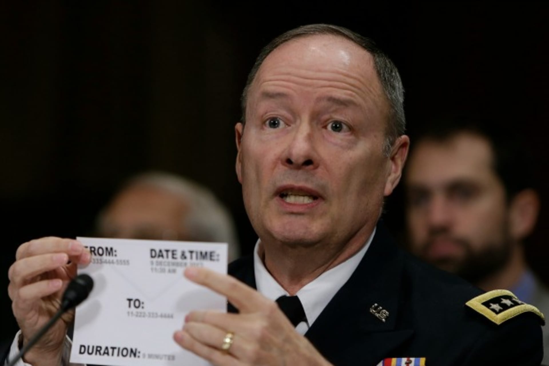 <p>Keith Alexander NSA CFR Net Politics Metadata Surveillance</p>
