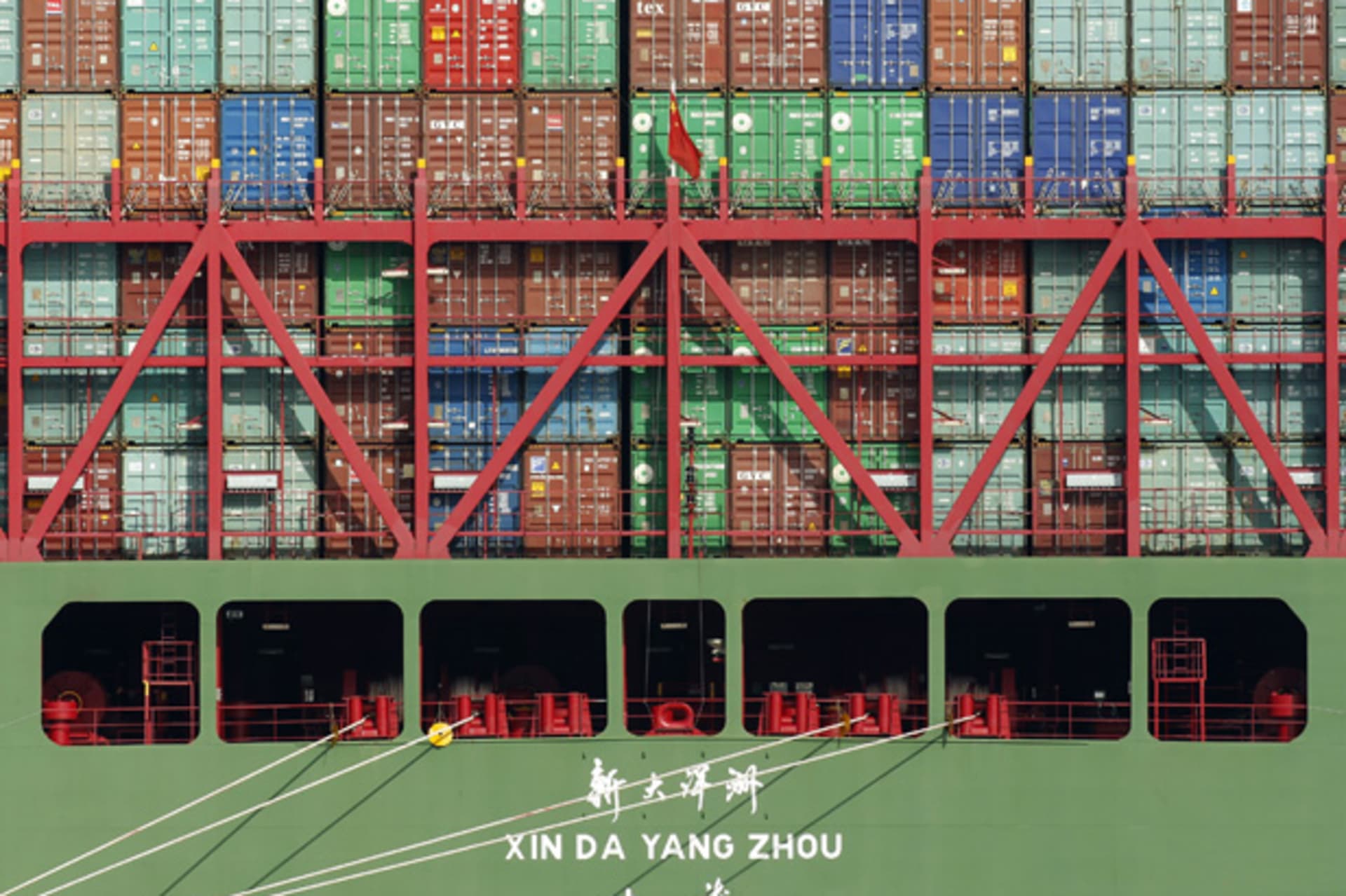 <p>Shipping containers</p>
