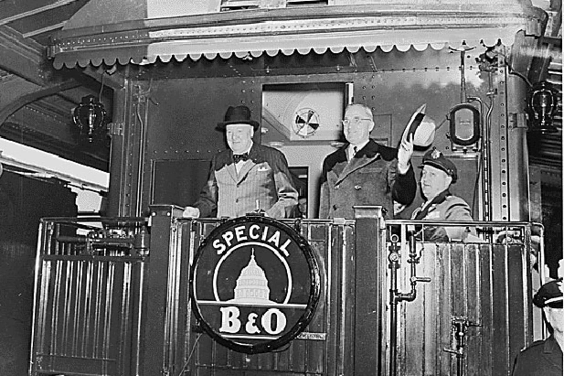 <p>Churchill and Truman</p>
