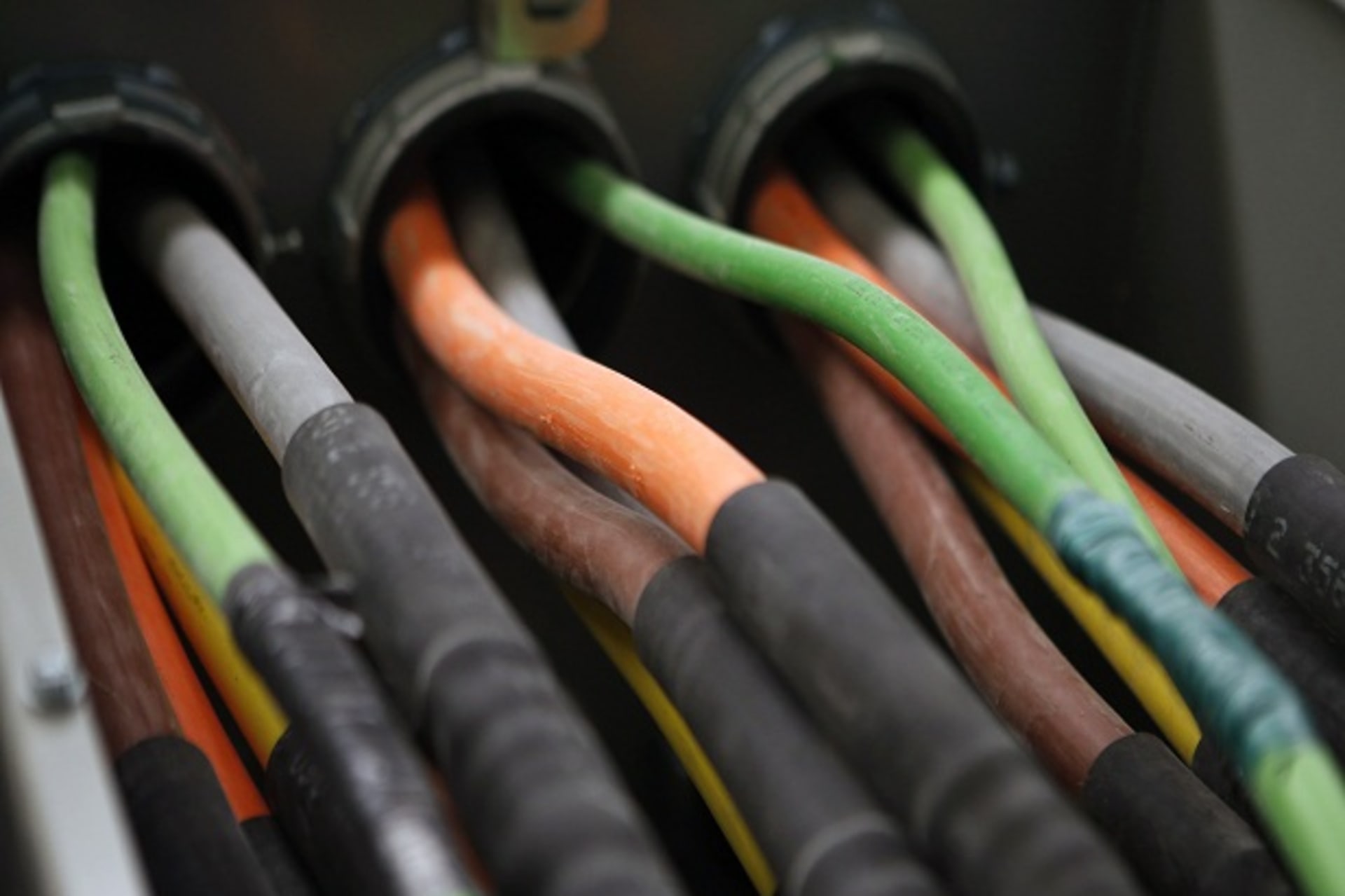 Fiber optic cables carrying internet providers are seen running into a server room at Intergate.Manhattan, a data center owned and developed by Sabey Data Center Properties, during a tour of the facility in lower Manhattan, in New York