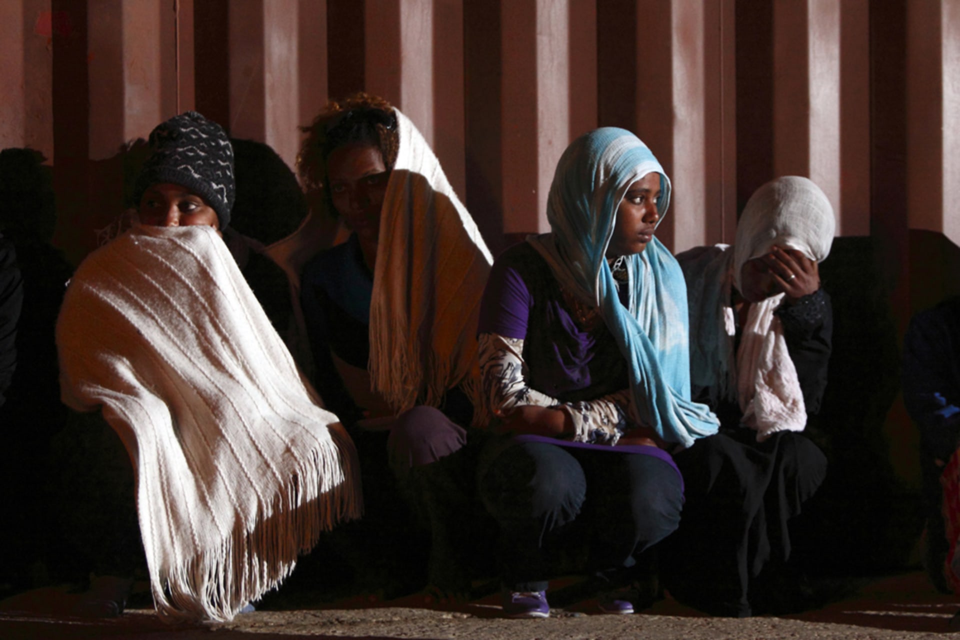 <p>African migrants were rescued by a Maltese patrol boat after their dinghy started taking on water.</p>
