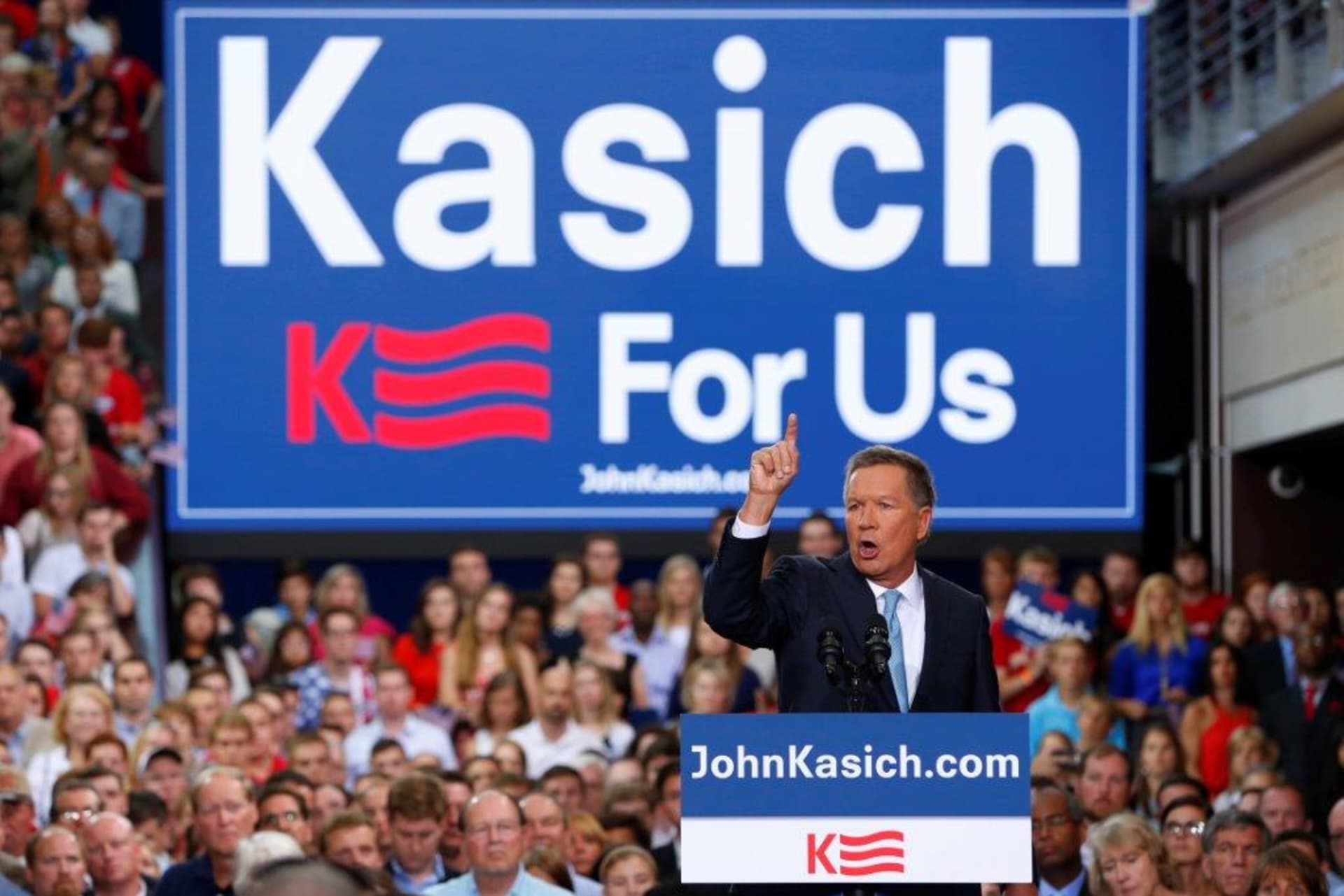 <p>Ohio Governor John Kasich formally announces his campaign for the 2016 Republican presidential nomination</p>