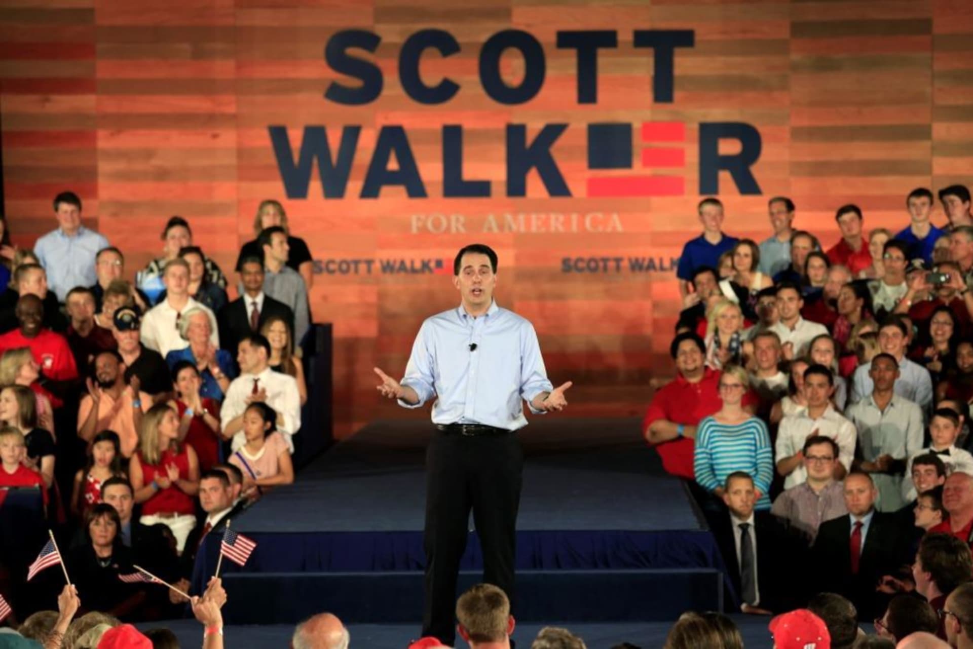 <p>Wisconsin Governor Scott Walker formally announces his campaign for the 2016 Republican presidential nomination</p>