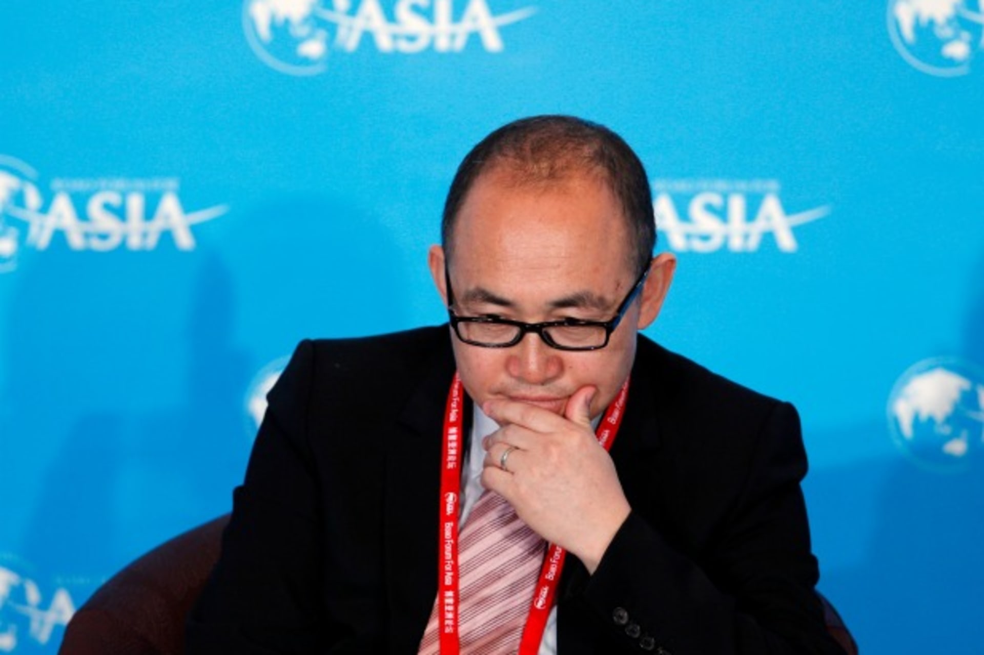 <p>Pan Shiyi, chairman of SOHO China, attends a session at the Boao Forum for Asia (BFA) annual conference in Boao town, Hainan province on April 8, 2013 (Tyrone Siu/Courtesy Reuters).</p>

