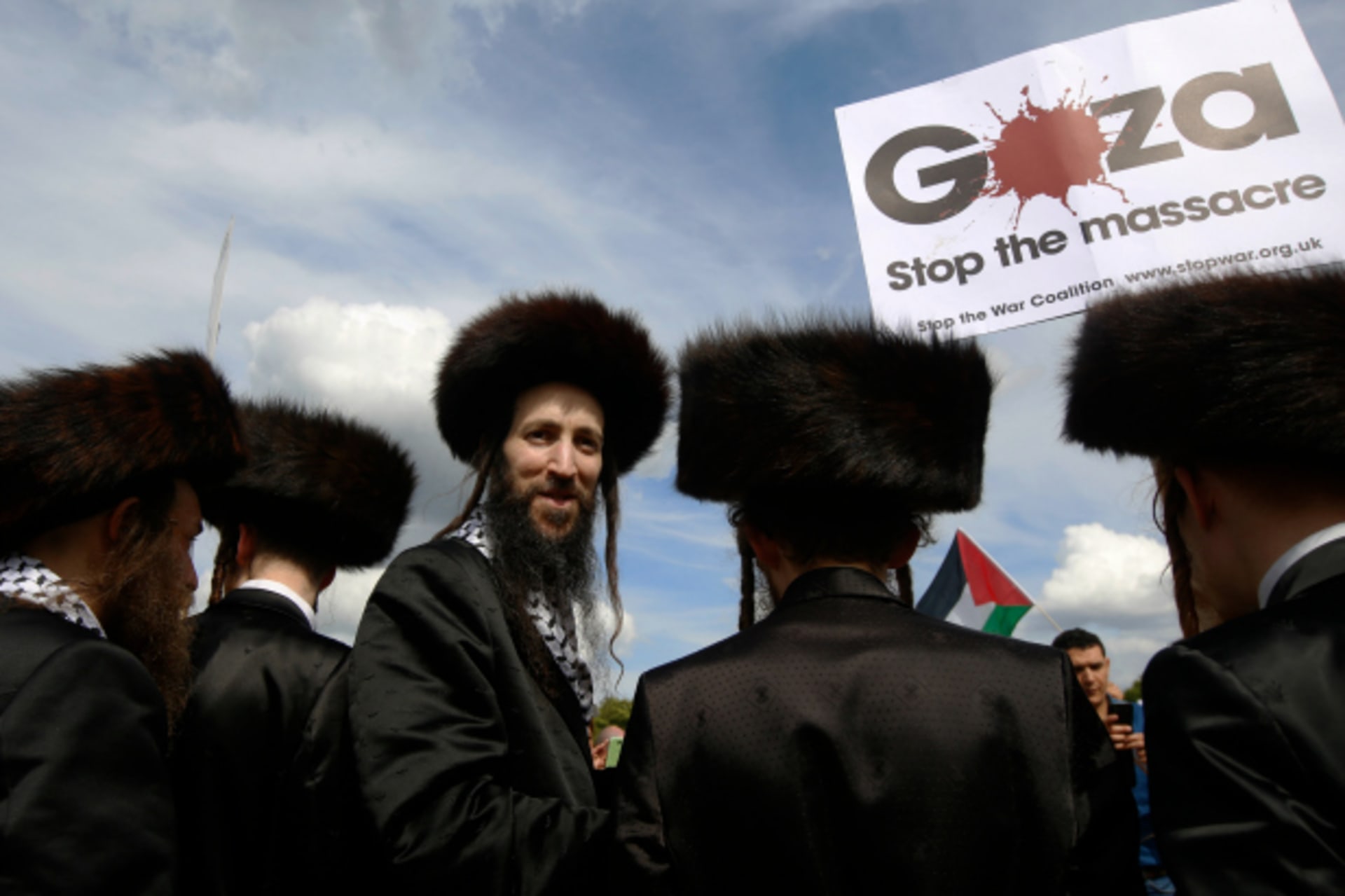 Israeli protesting Israel