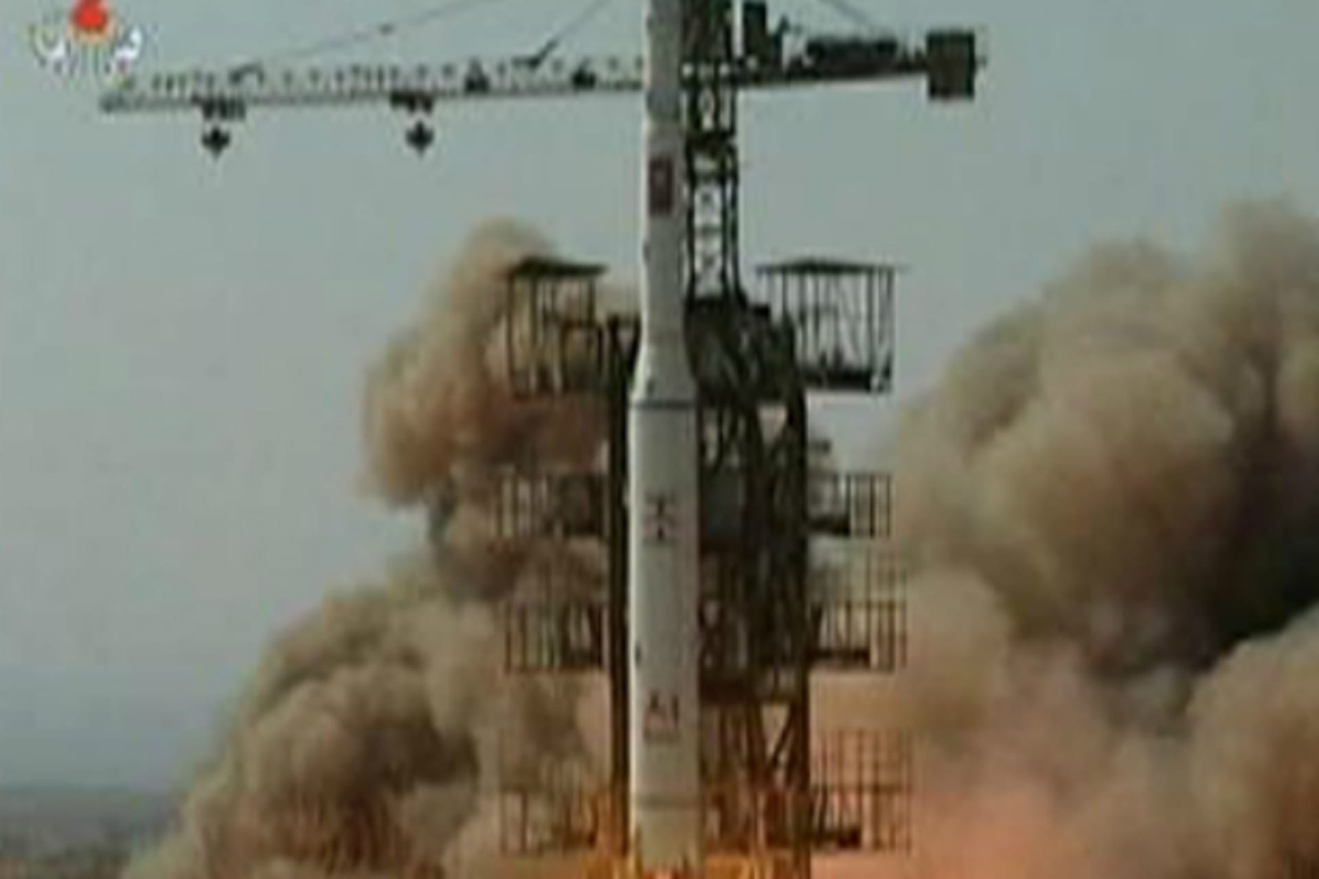 A Taepodong-2 rocket is launched from the North Korean rocket launch facility in Musudan Ri. (KCNA/Courtesy Reuters)
