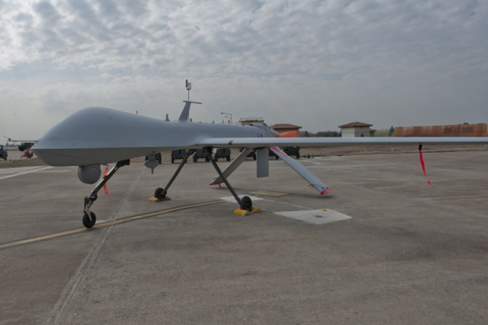 <p>A MQ-1B Predator from the 414th Expeditionary Reconnaissance Squadron in February 2012 at Incirlik Air Base, Turkey (Anthony Sanchelli/U.S. Air Force).</p>
