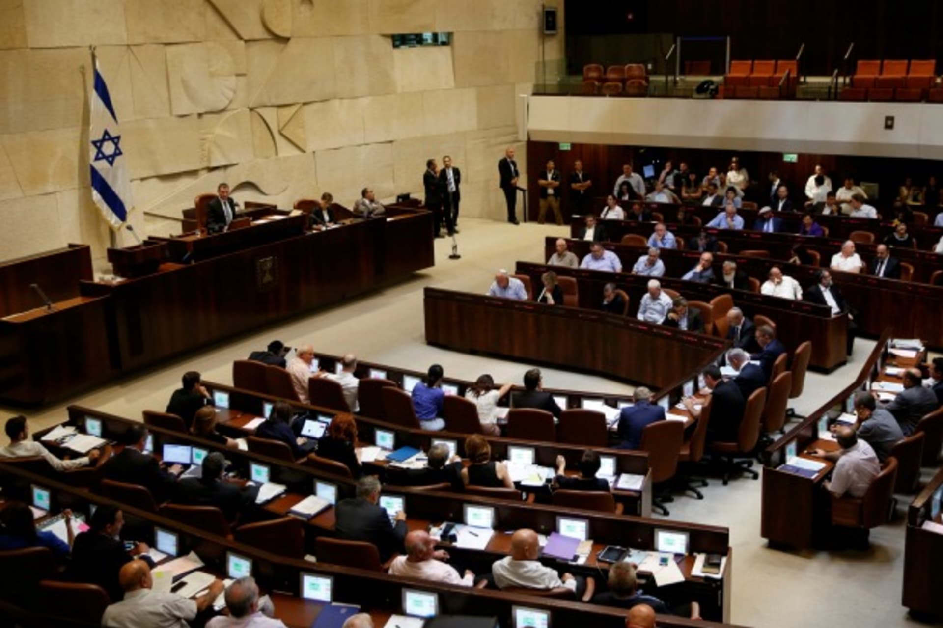 <p>The Knesset, the Israeli parliament, meets on July 11, 2016. (Ronen Zvulun/Reuters)</p>