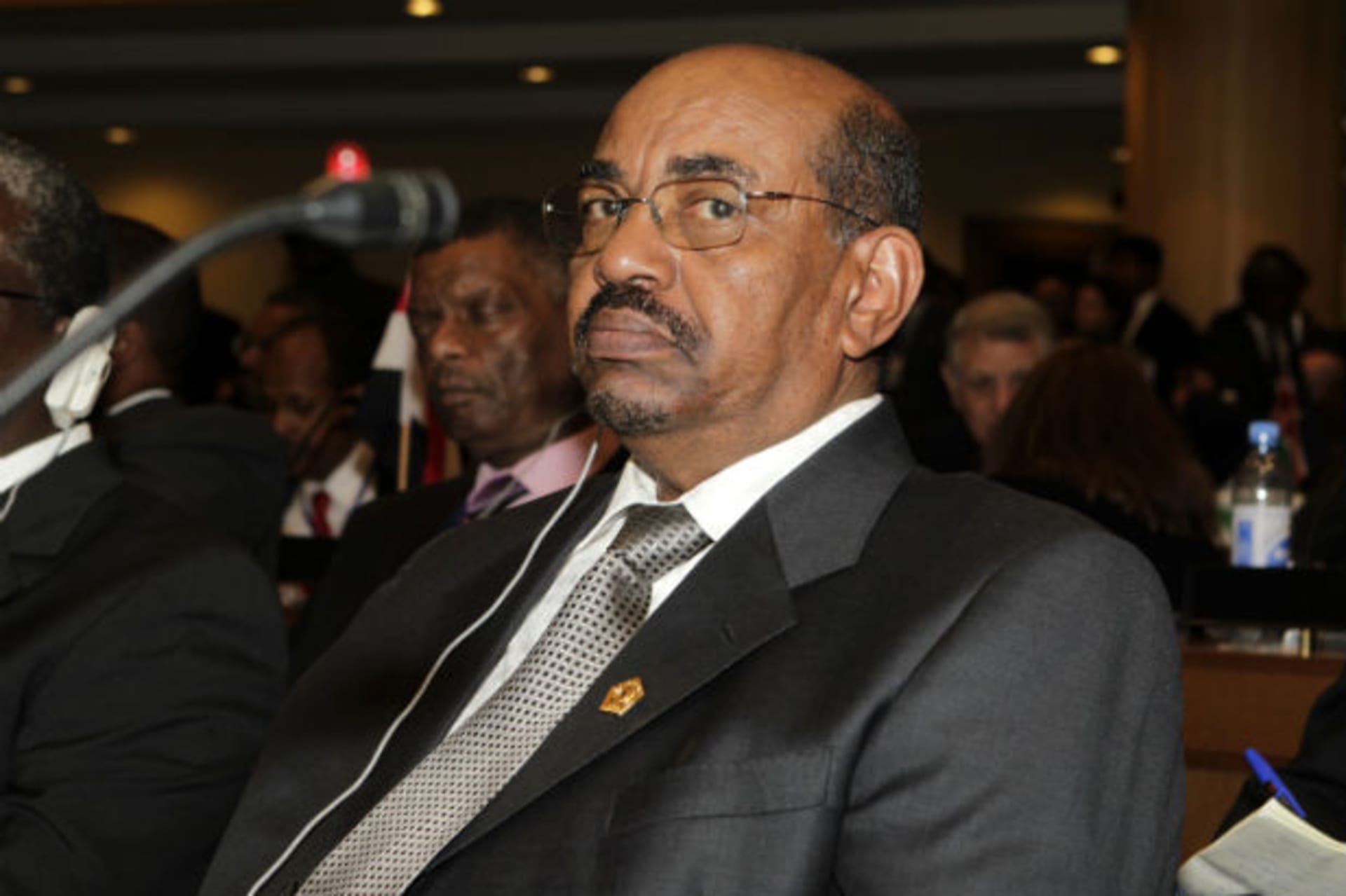 Sudanese President Omar Hassan al-Bashir attends the 16th African Union Summit, in Ethiopia's capital Addis Ababa, January 30, 2011.