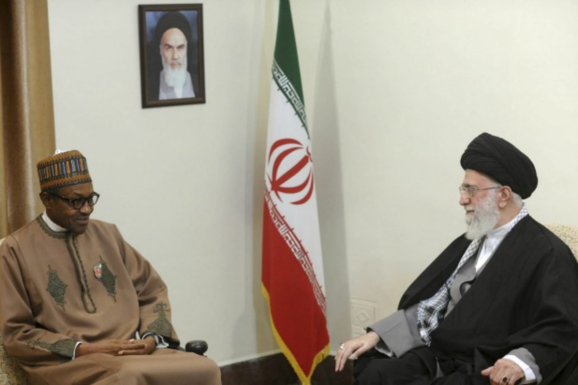 Buhari Khamenei Tehran Meet