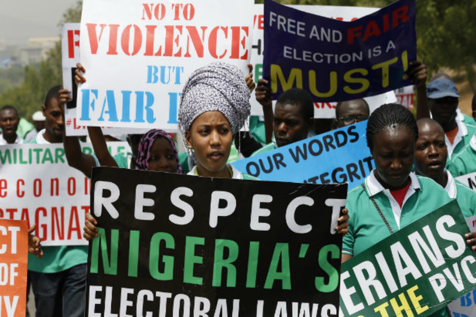 Nigeria Fair Elections Rally
