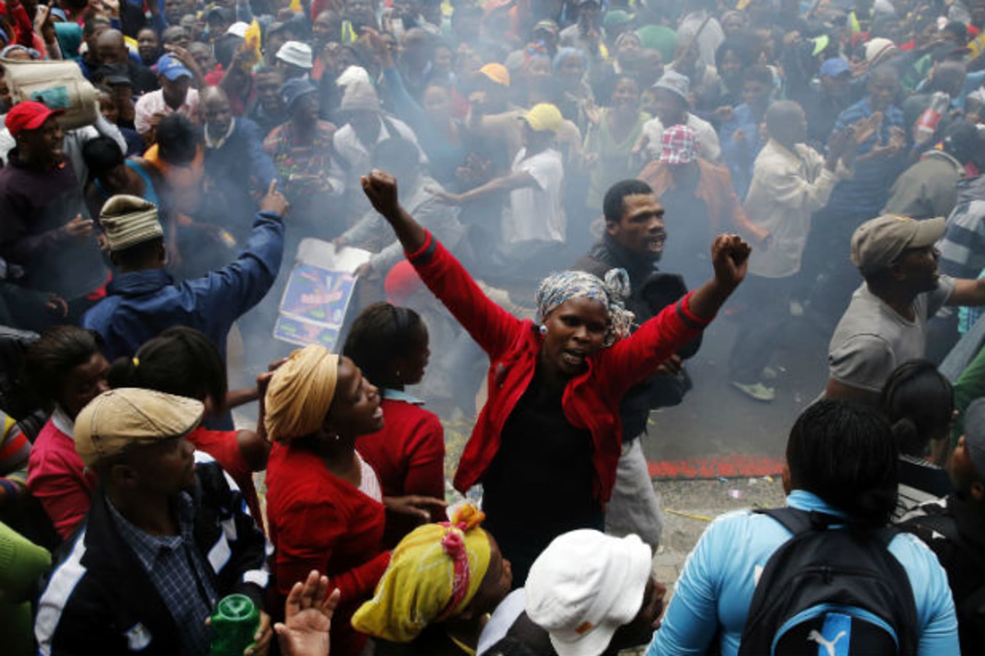 Africa - Protests in Cape Town