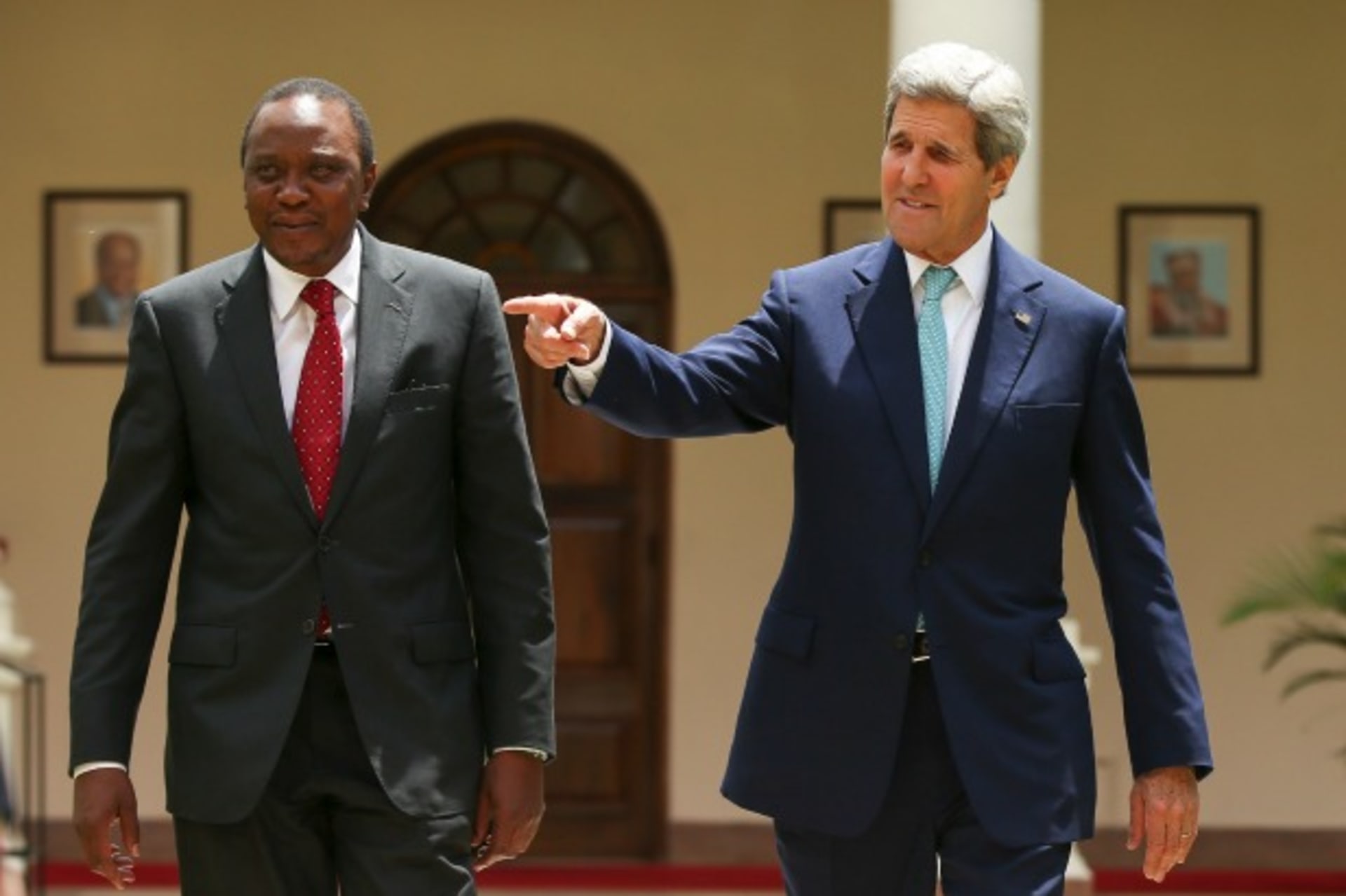 Kerry and Kenyatta