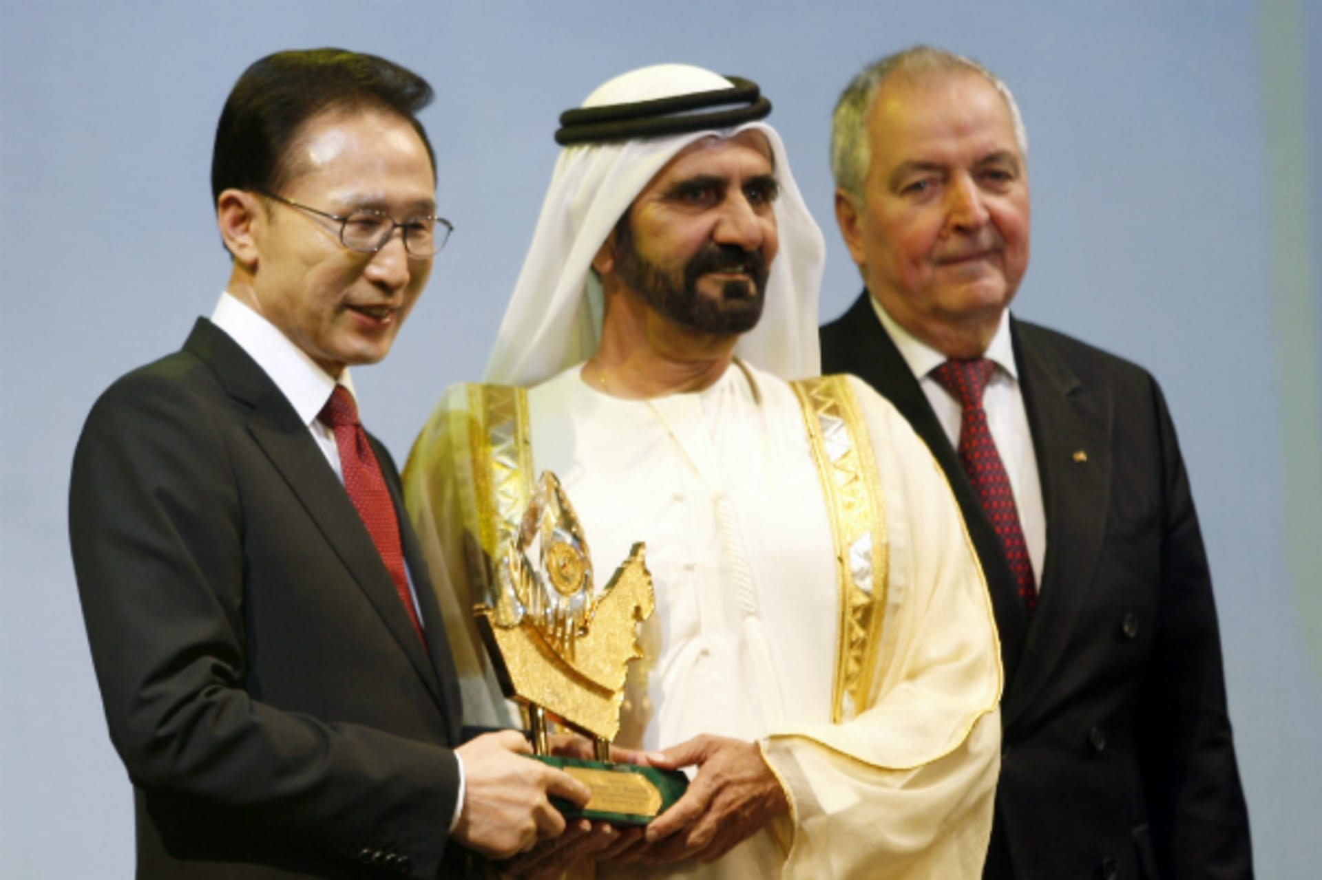 Lee Myung-back Receives Zayed International Prize for Environment
