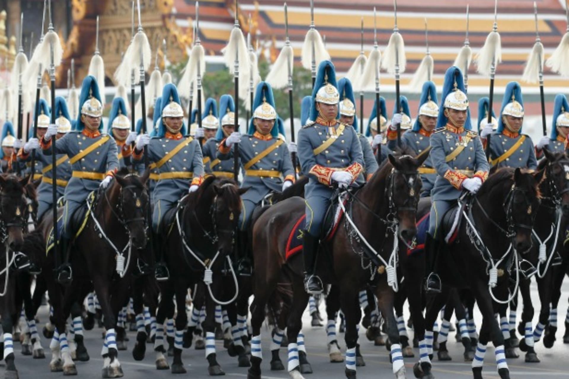 <p>thai-royal-guard-king’s-birthday-2014</p>
