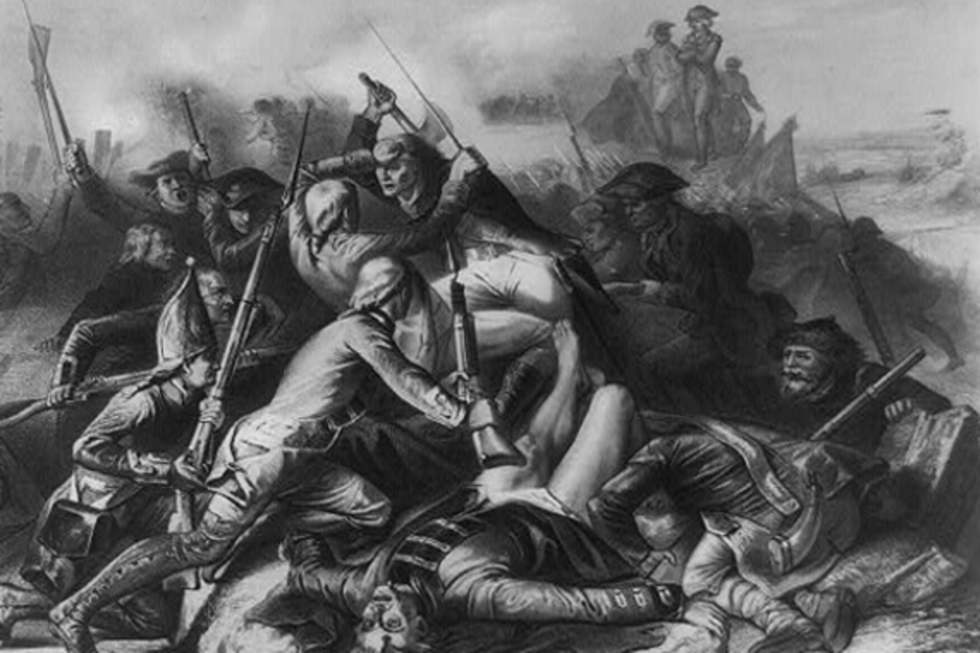 <p>The battle of Yorktown. (Vve. Turgis/courtesy the Library of Congress)</p>
