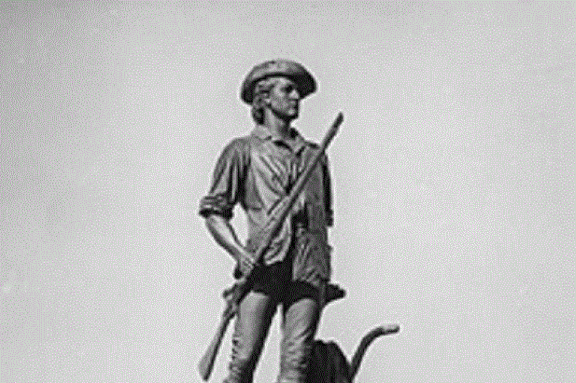 <p>Daniel Chester French’s Minuteman Statue in Concord, MA. (Detroit Publishing Company/courtesy the Library of Congress)</p>
