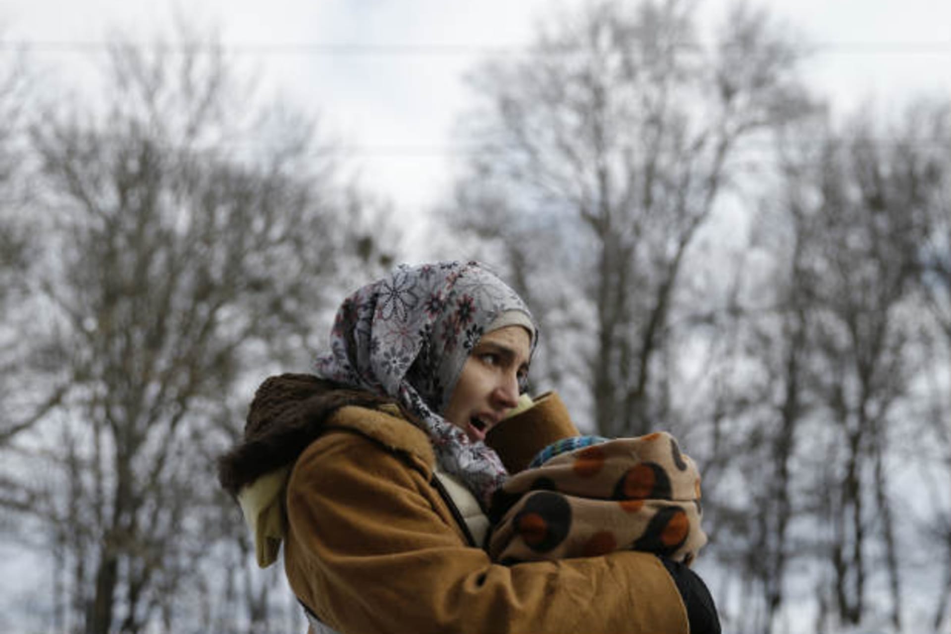 <p>Syrian-woman-baby-refugee-migrant-winter-border</p>
