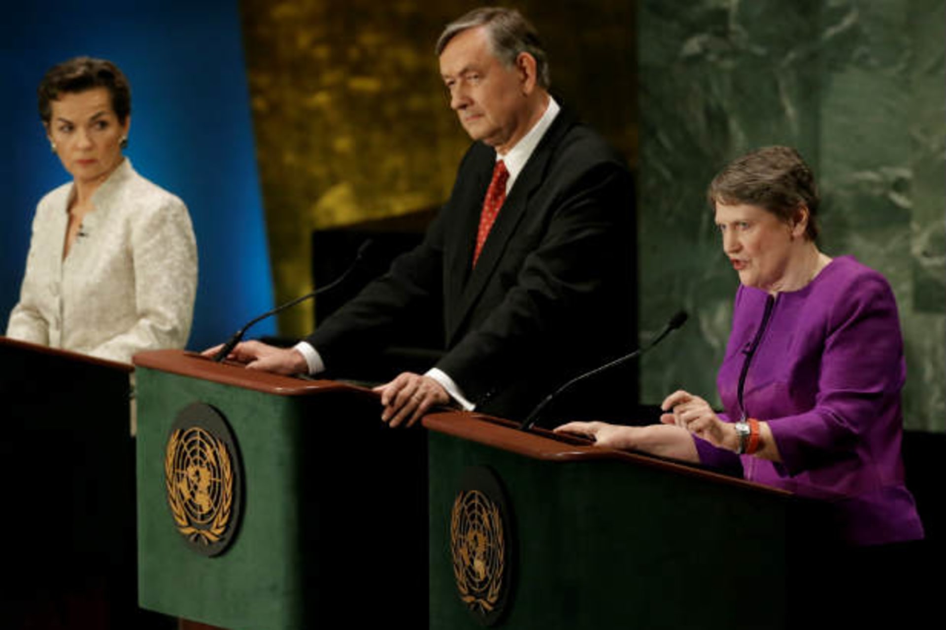 <p>UN Secretary general woman UNSC UNSG Clark Figueres Turk Guterres</p>
