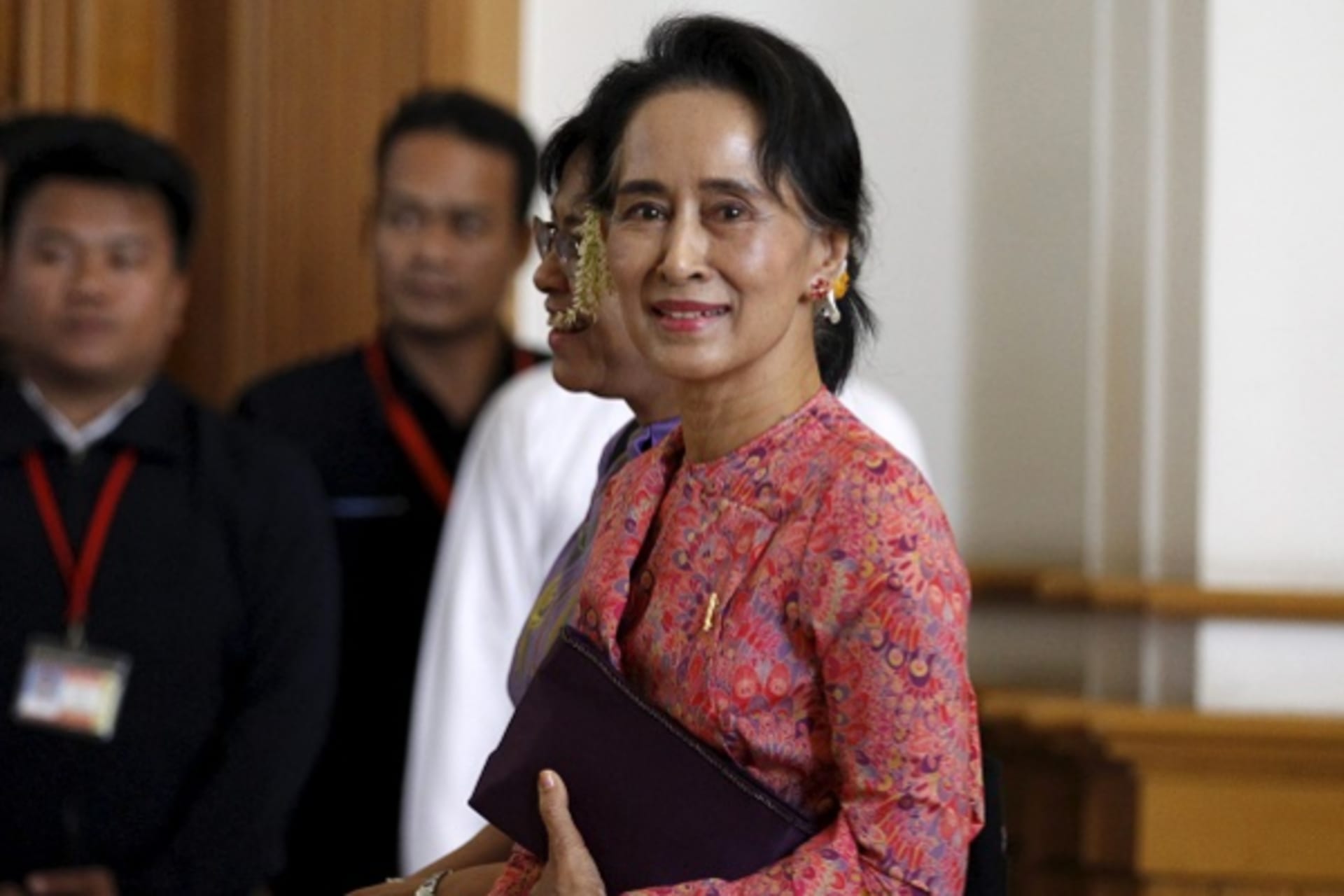 <p>Myanmar’s National League for Democracy leader Aung San Suu Kyi</p>