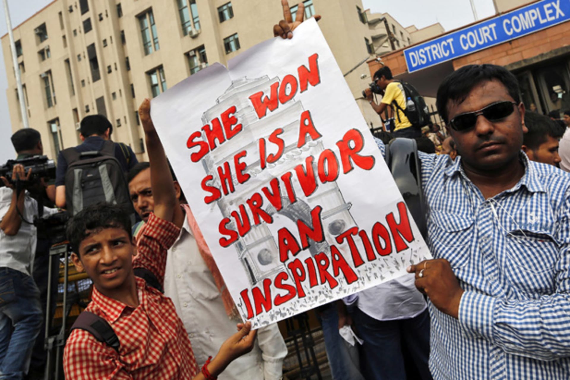 <p>All four men convicted of raping and murdering a 23-year-old woman in New Delhi were sentenced to death on Friday, a decision … message to society that there can be no tolerance for such a savage crime September 13, 2013, (Adnan Abidi/Courtesy Reuters).</p>
