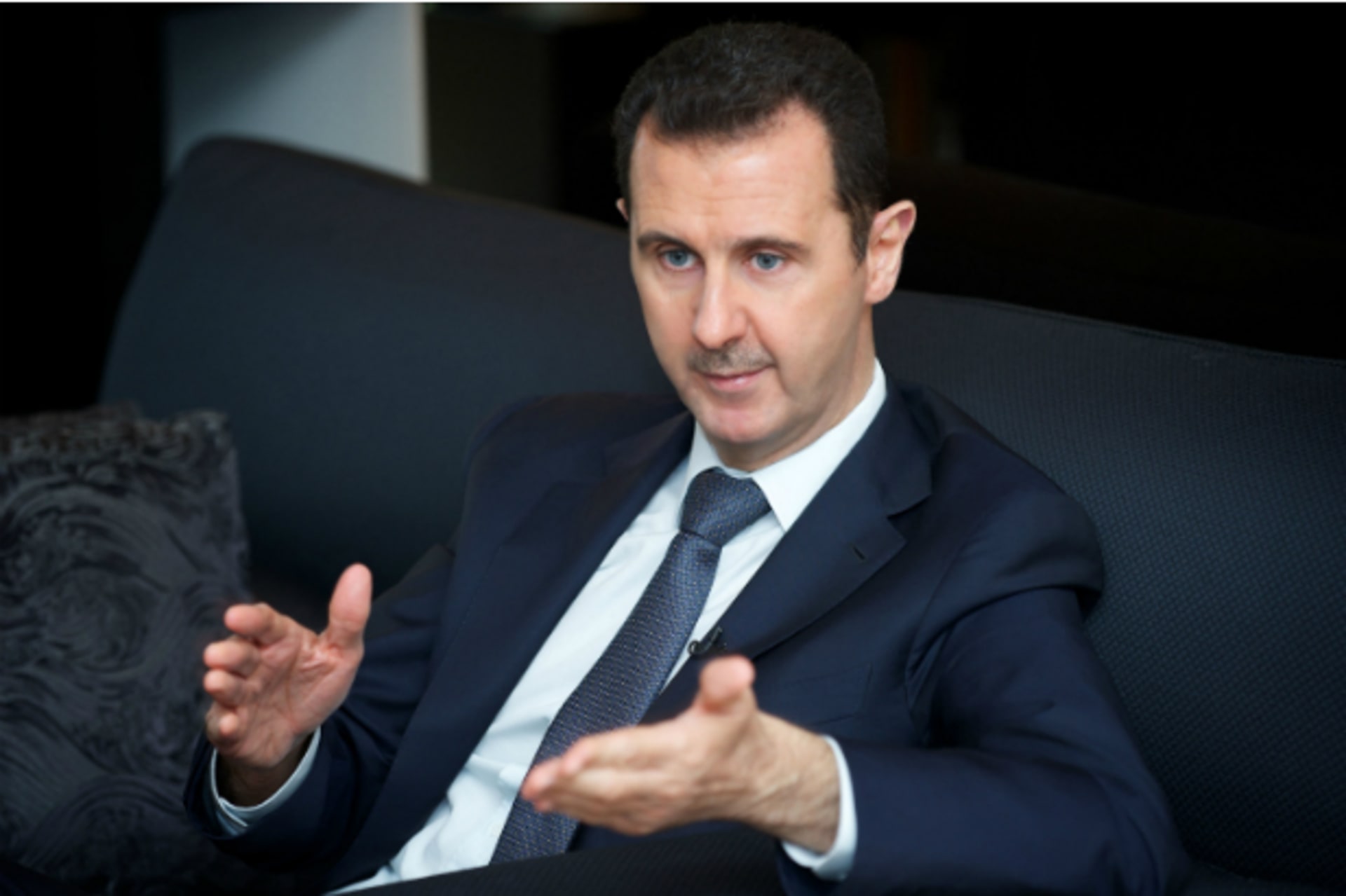 <p>Syrian president Bashar al-Assad</p>
