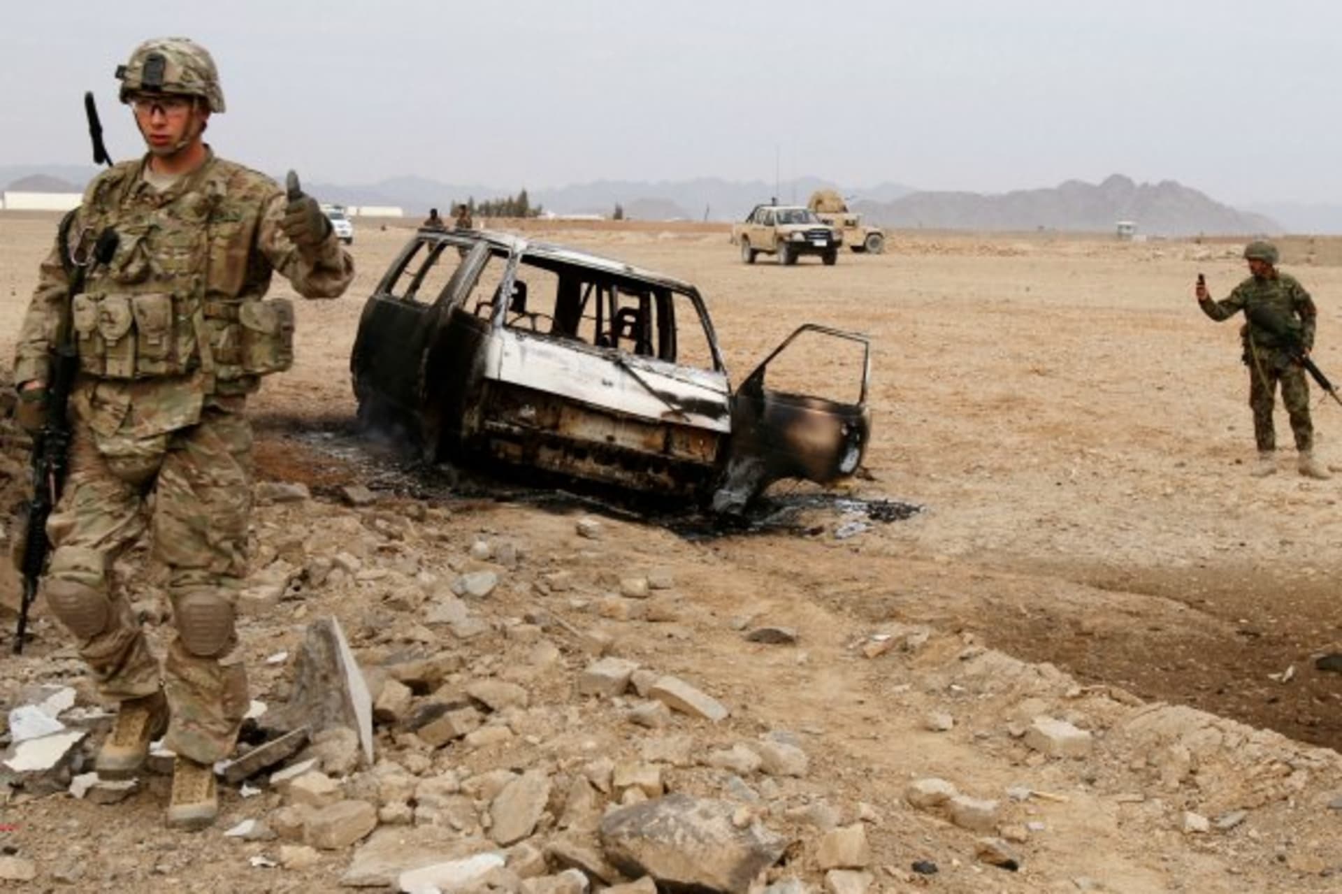 U.S. Soldier in Afghanistan