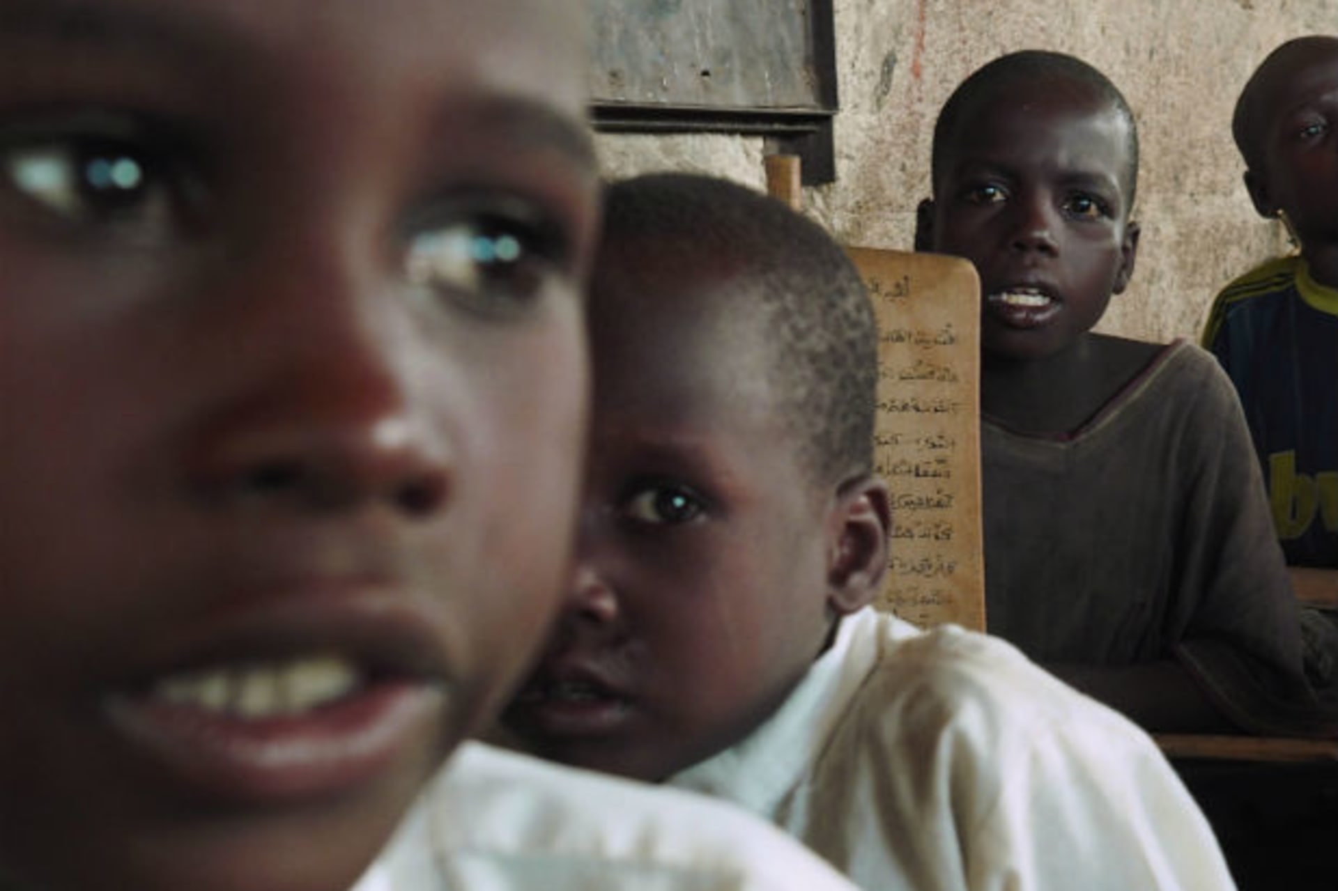 Boys recite verses from the Koran at an Almajiri Islamic school in Maiduguri, May 24, 2014. (Joe Penney/Courtesy Reuters)