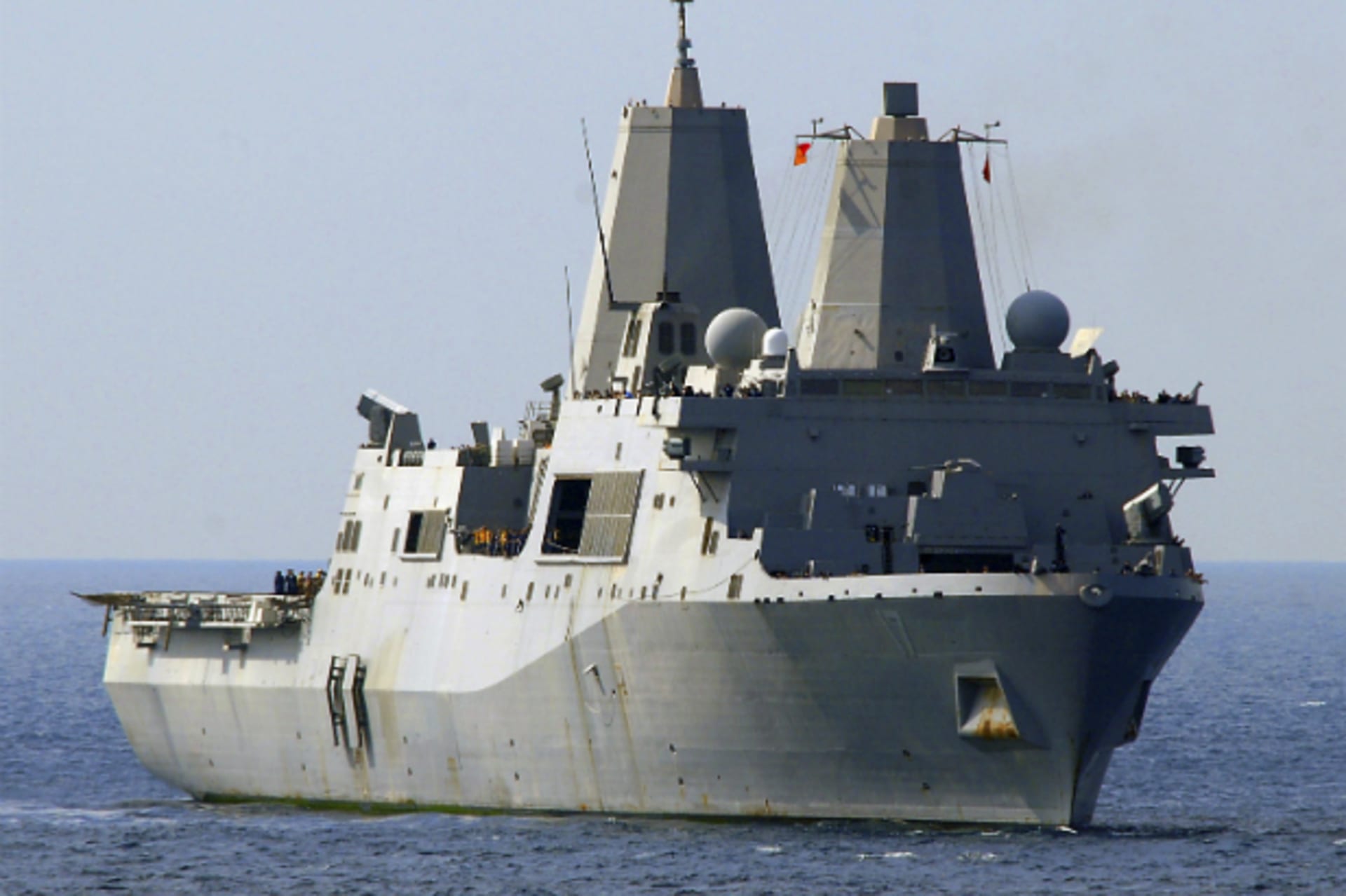 <p>USS San Antonio</p>
