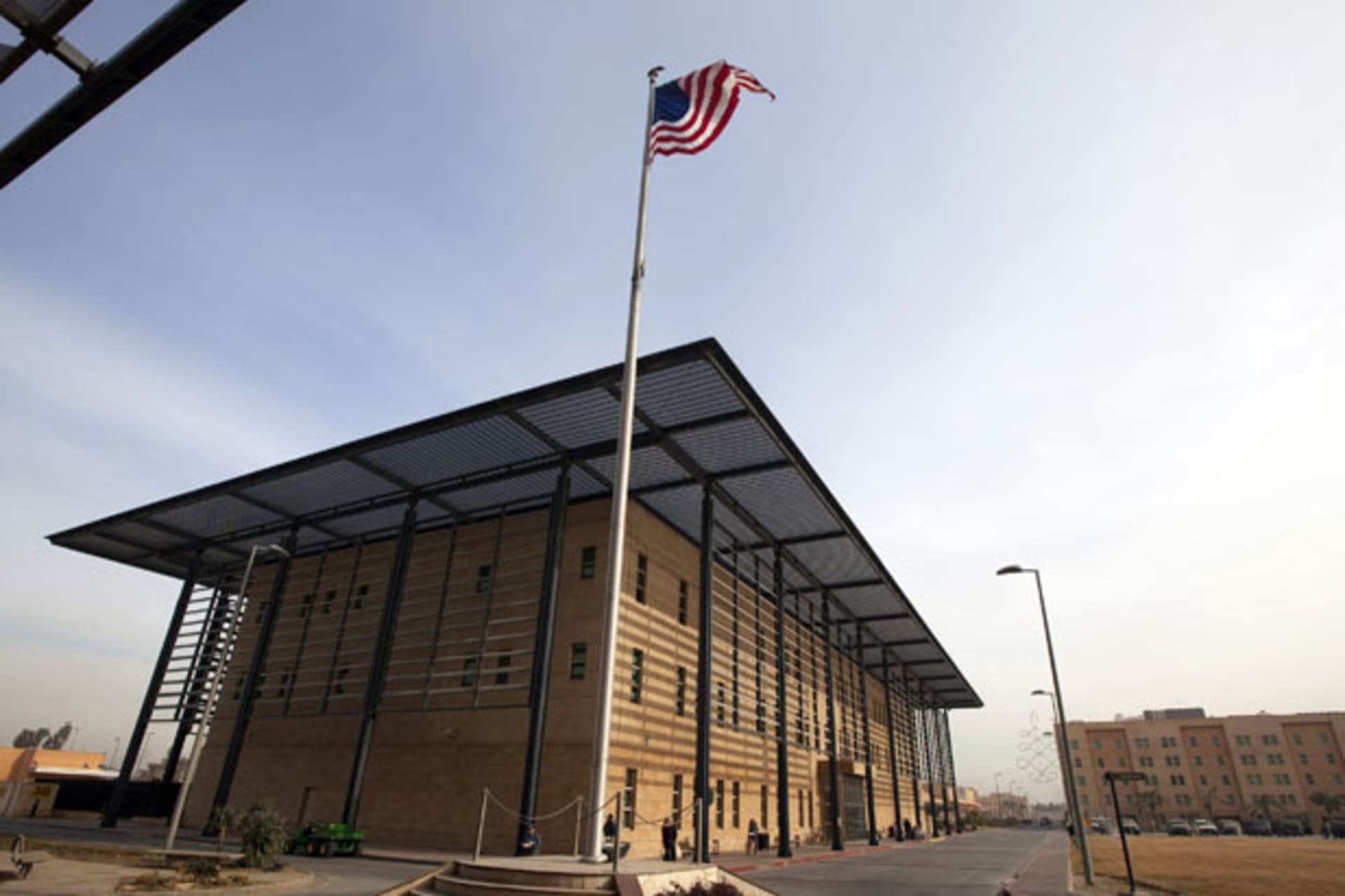 <p>The U.S. embassy in Baghdad (Lucas Jackson/Courtesy Reuters).</p>