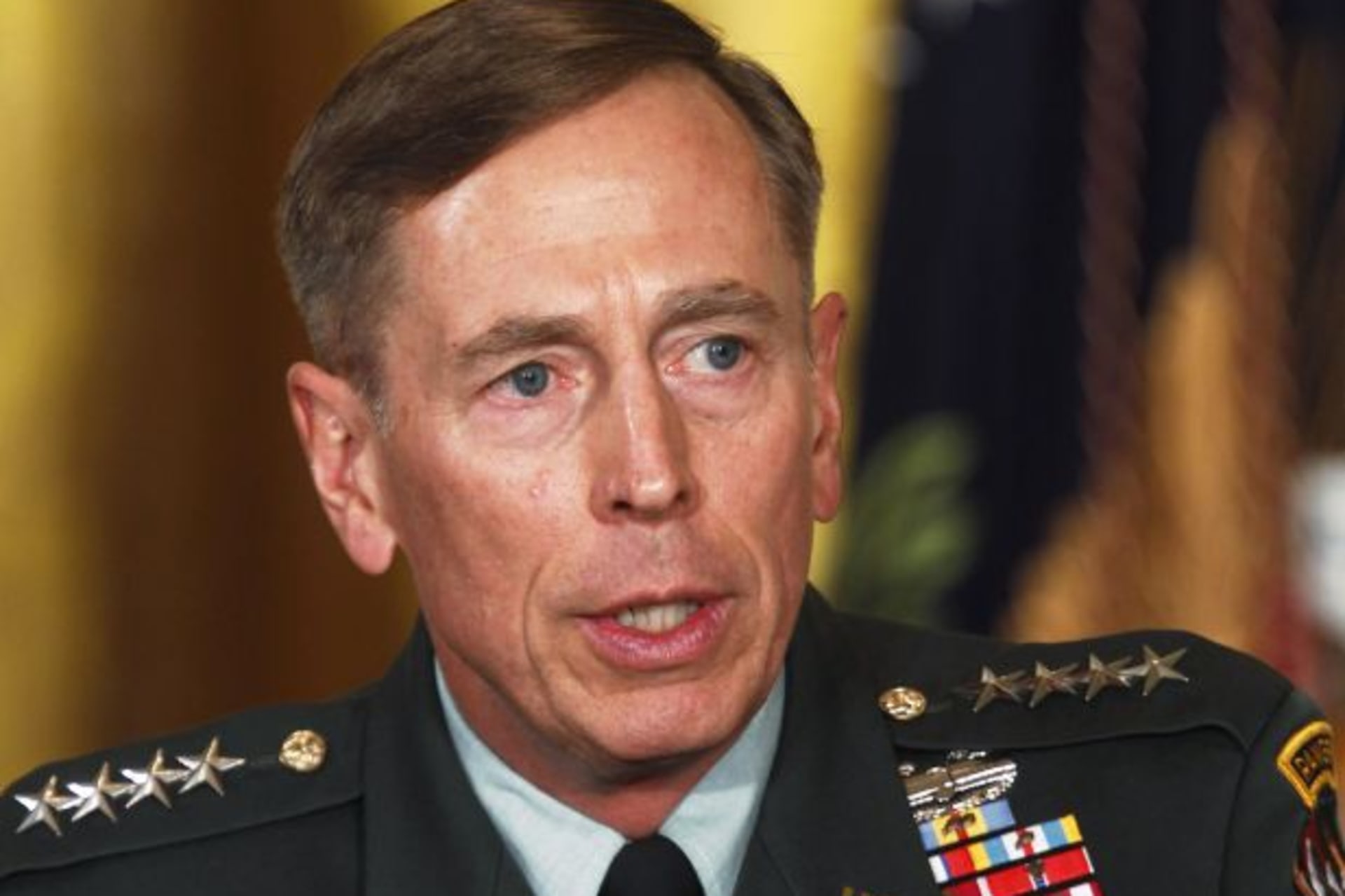 <p>Then-U.S. Army general David Petraeus at an event in the East Room of the White House (Larry Downing/Courtesy Reuters).</p>
