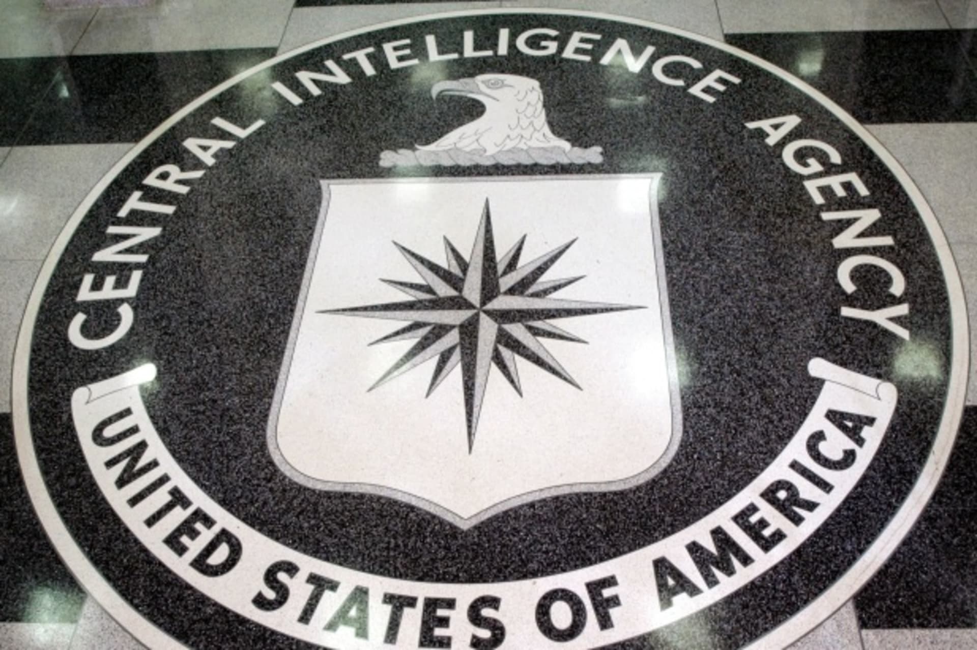 <p>The logo of the U.S. Central Intelligence Agency is shown in the lobby of the CIA headquarters in Langley (Jason Reed/Courtesy Reuters).</p>
