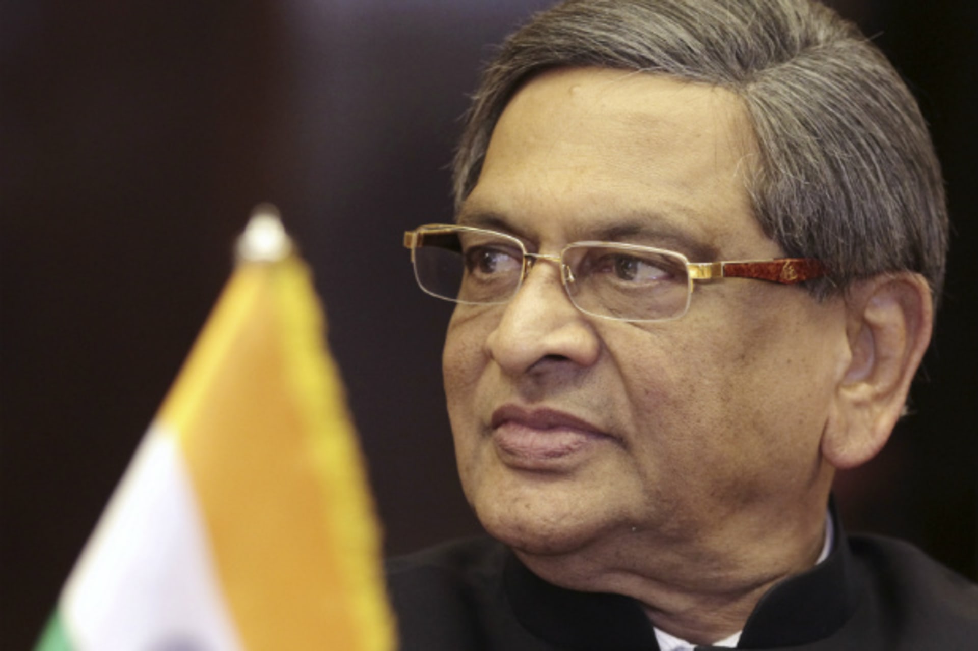 <p>Indian minister of external affairs S.M. Krishna in April. (Mohamed Abd El Ghany/courtesy Reuters)</p>
