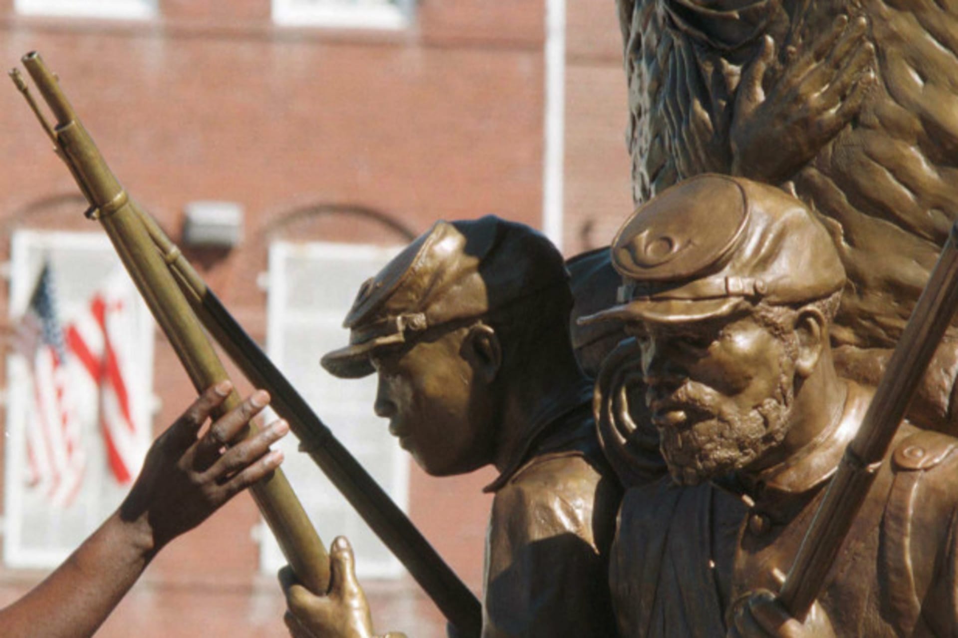 <p>The African American Civil War Memorial in Washington, DC. (Courtesy Reuters)</p>
