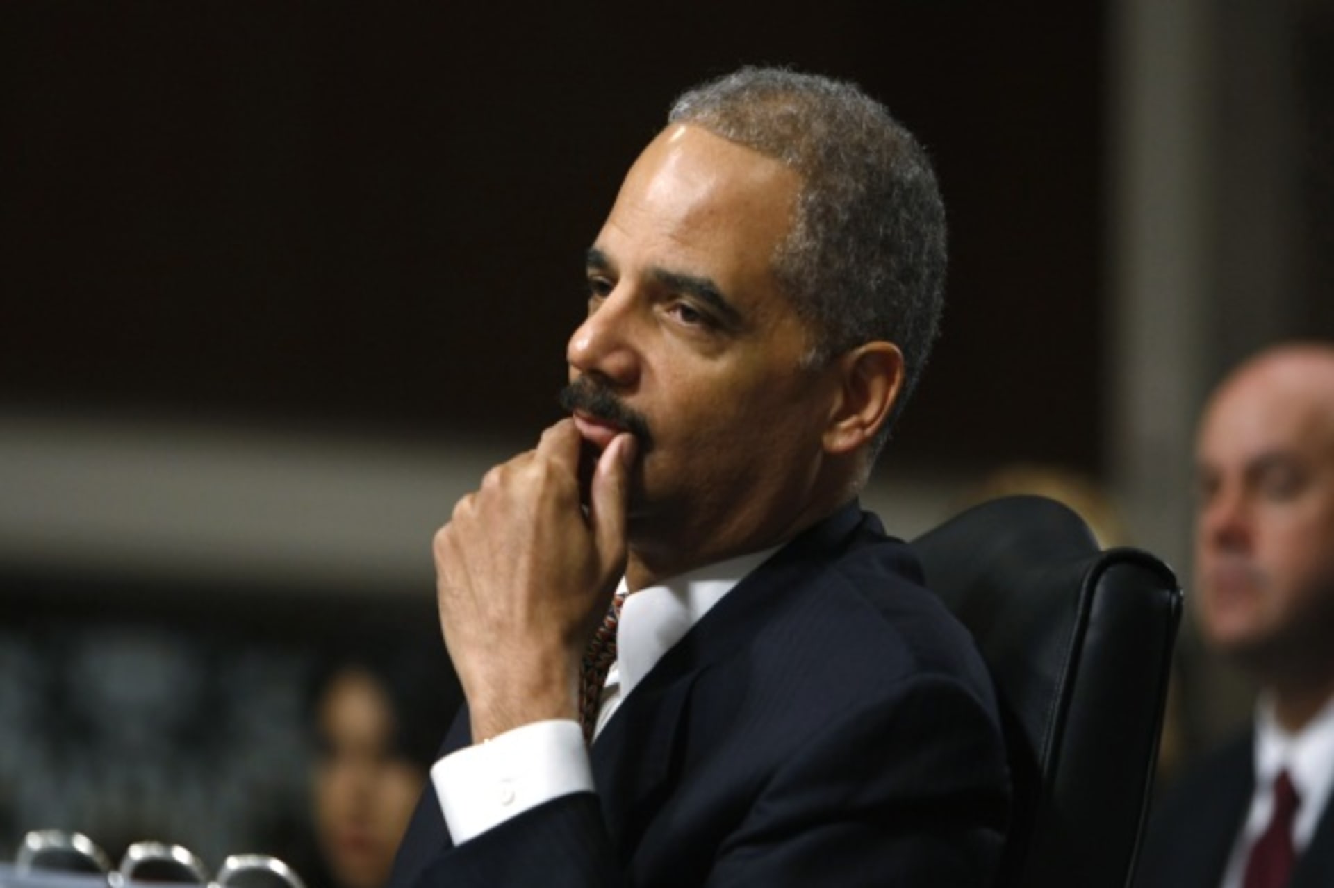 <p>U.S. attorney general Eric Holder testifies before the Senate Judiciary Committee in Washington, DC (Courtesy Reuters/Kevin Lamarque).</p>
