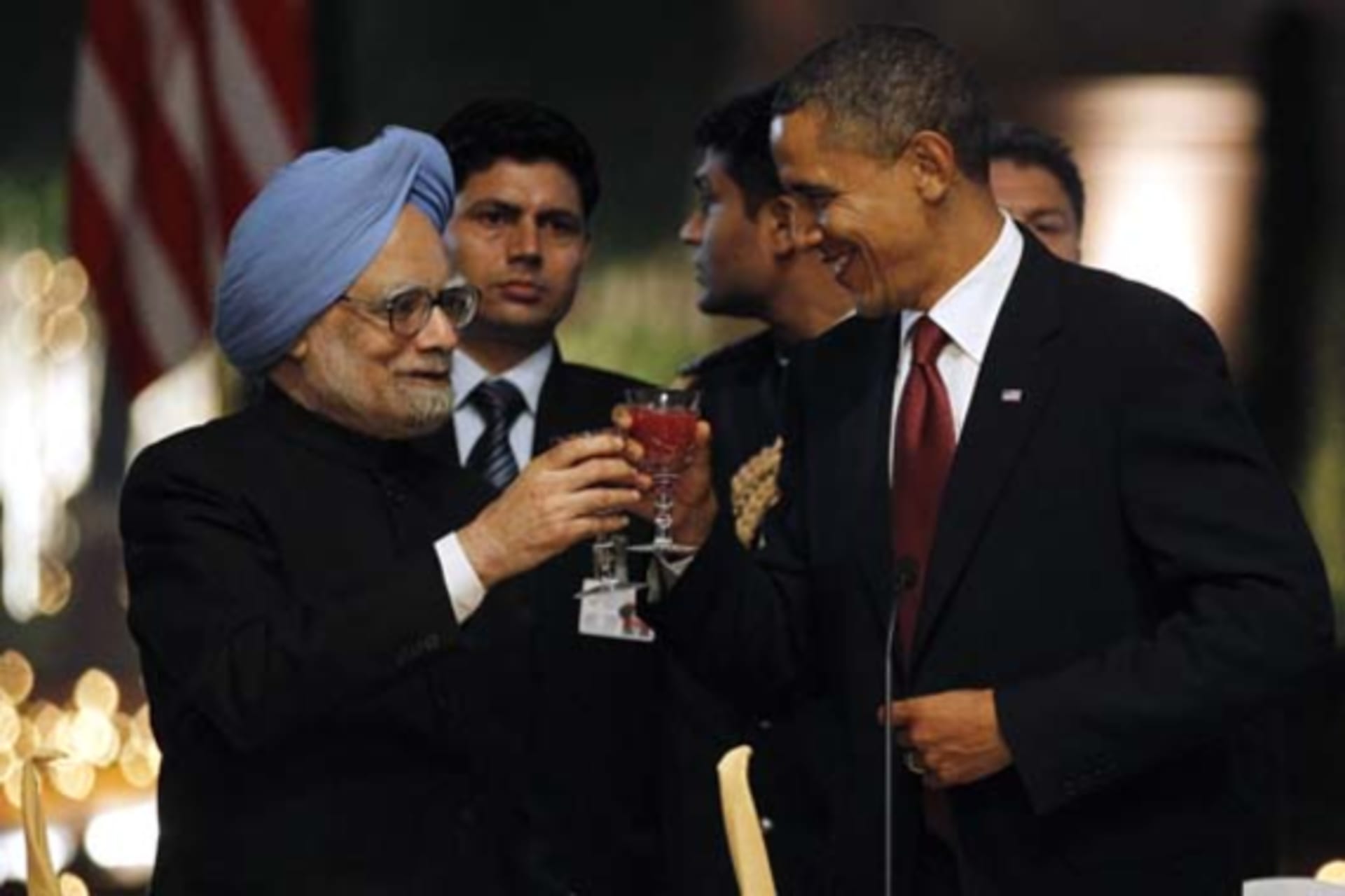 <p>President Barack Obama and Prime Minister Manmohan Singh</p>
