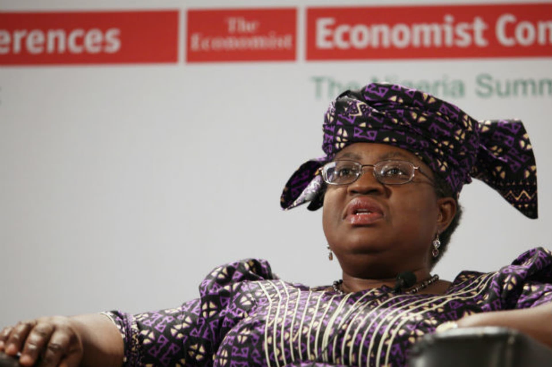 Nigeria's Minister of Finance Ngozi Okonjo-Iweala attends an economic conference in the capital Abuja October 20, 2011.