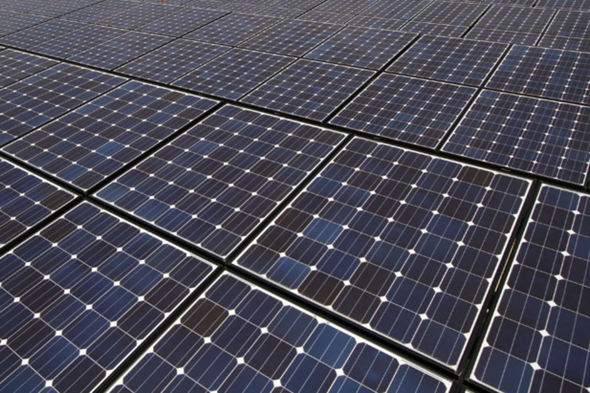 <p>Workers check solar panels at a solar power field in Kawasaki, near Tokyo July 6, 2011.</p>
