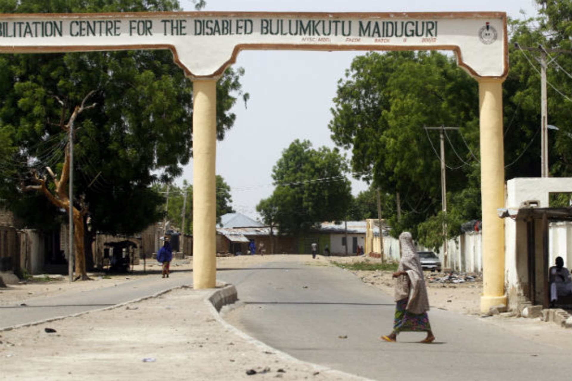 Africa - Women in Road in Northern Nigeria