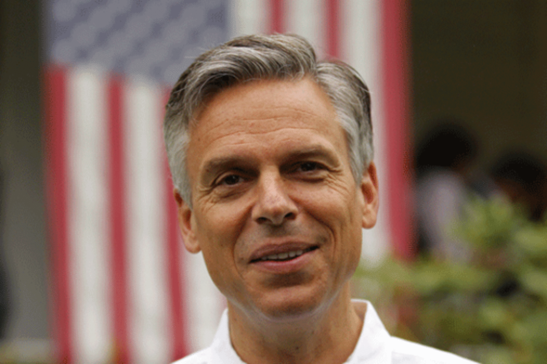 <p>Jon Huntsman Jr. is interviewed during a stop at a home in Keene, New Hampshire on May 20, 2011. (Brian Snyder/courtesy Reuters)</p>