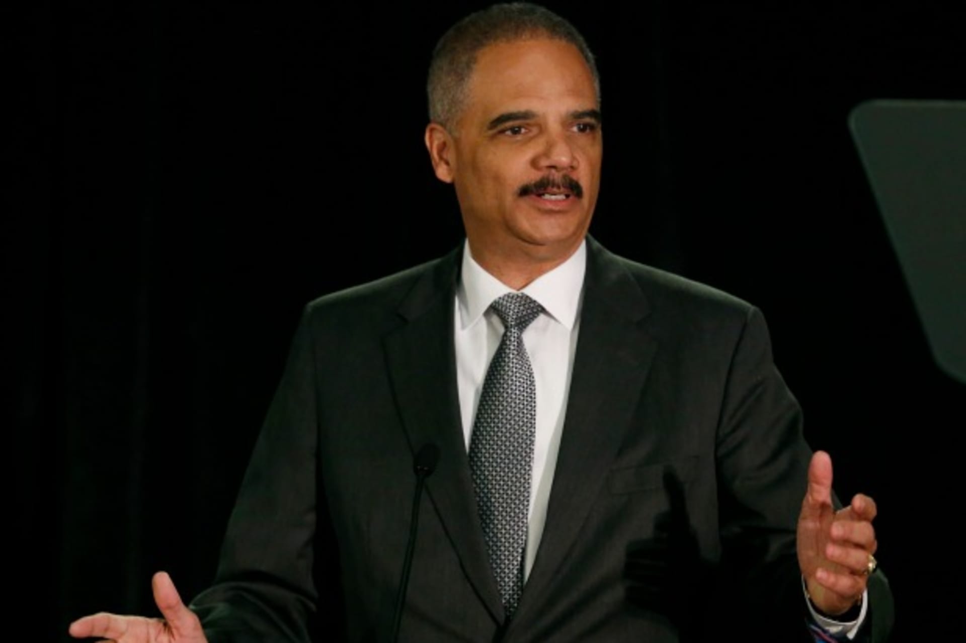 <p>Eric Holder Department of Justice DOJ China hackers espionage</p>
