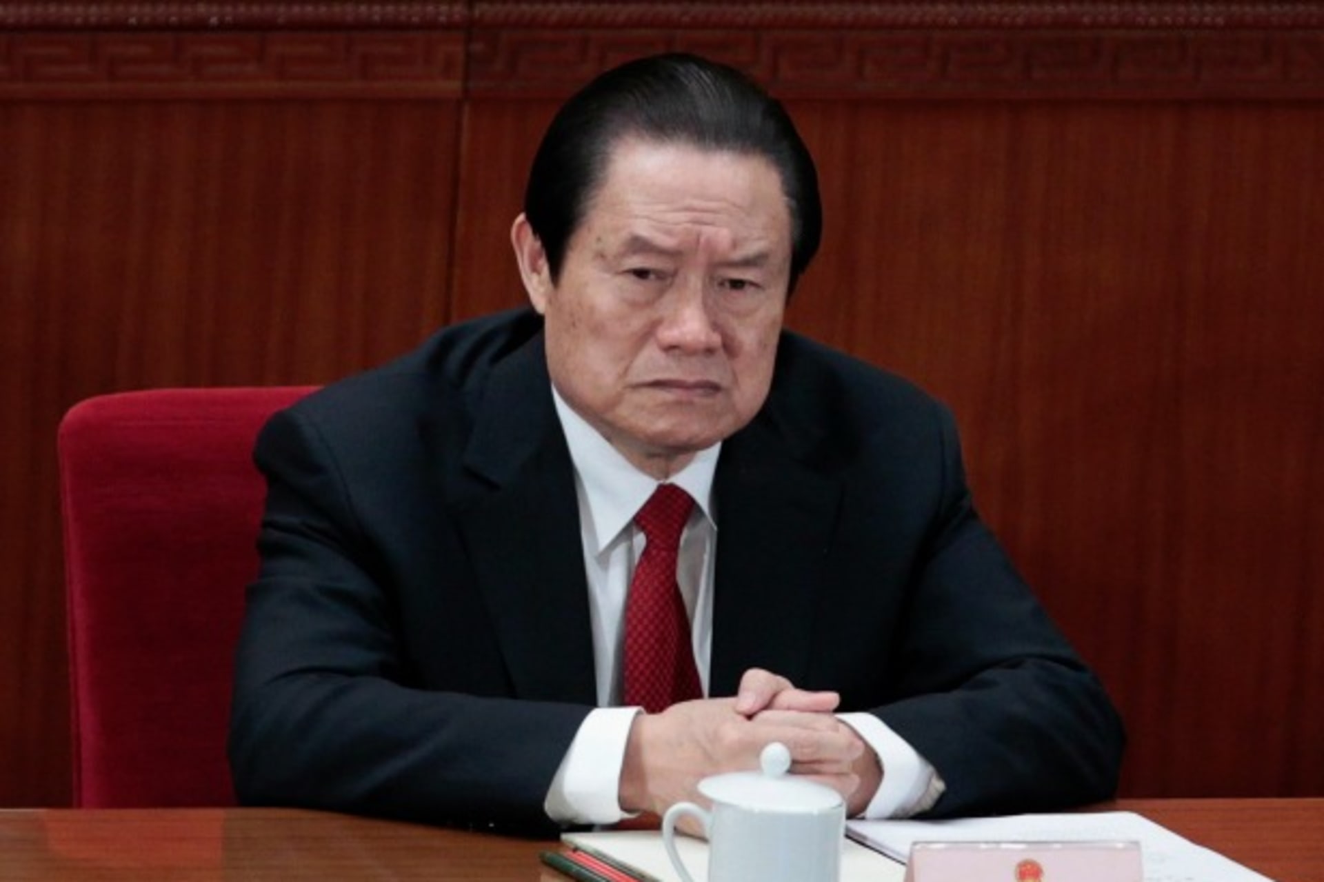 <p>China’s former Politburo Standing Committee Member Zhou Yongkang attends the closing ceremony of the National People’s Congres…na Morning Post reported on August 30, 2013. Picture taken March 14, 2012. REUTERS/Jason Lee (CHINA – Tags: POLITICS BUSINESS)</p>
