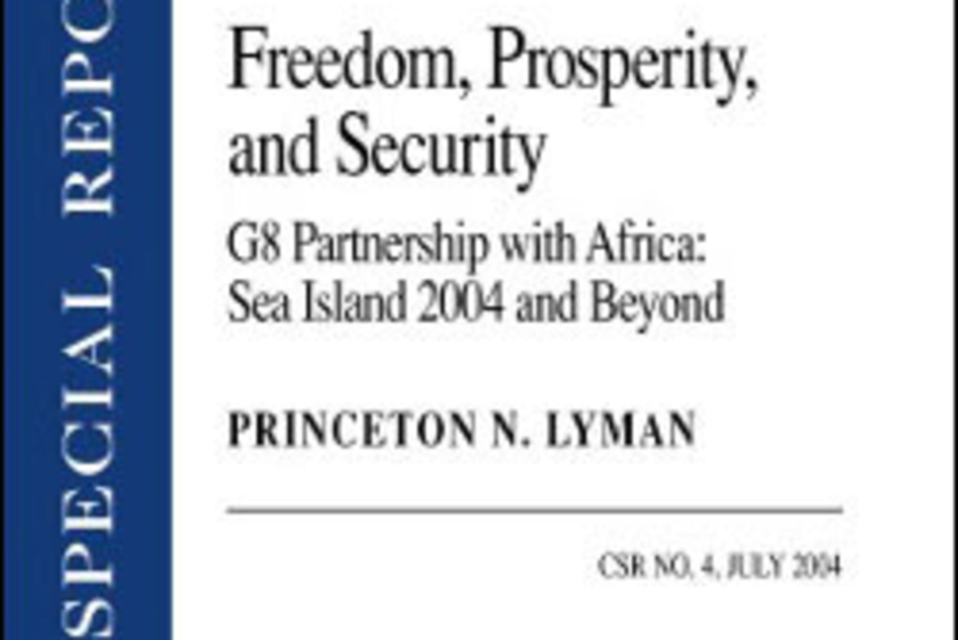 Freedom, Prosperity, and Security