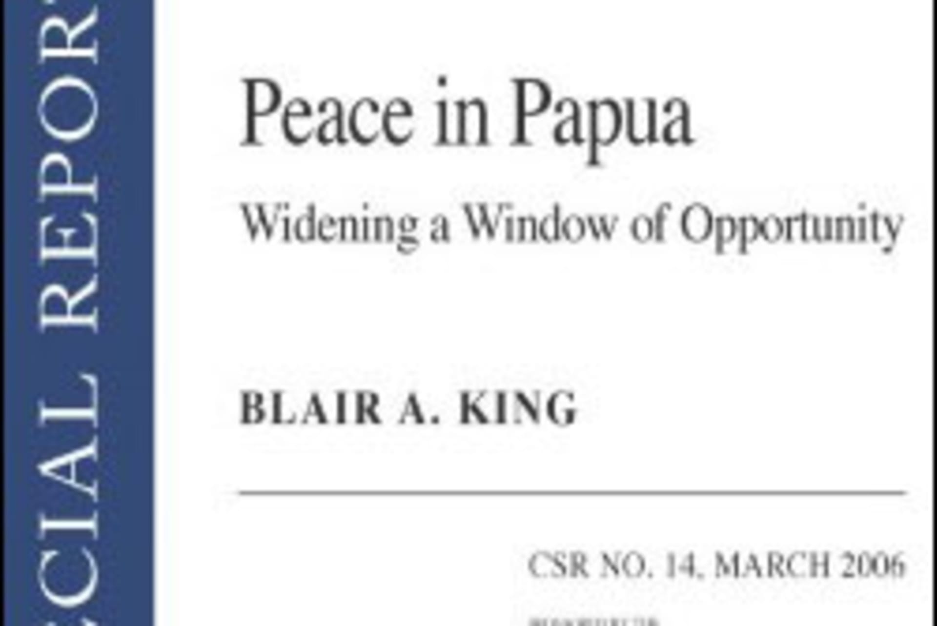 Peace in Papua