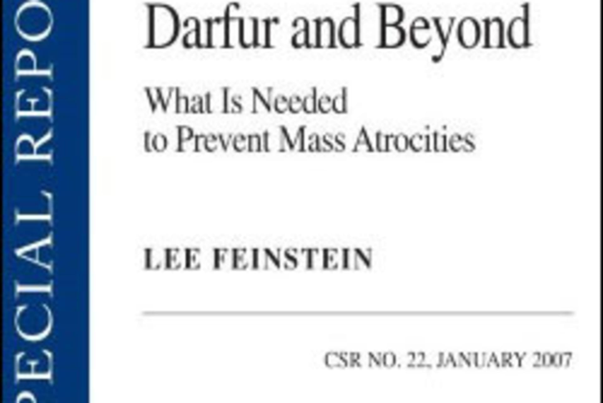 Darfur and Beyond