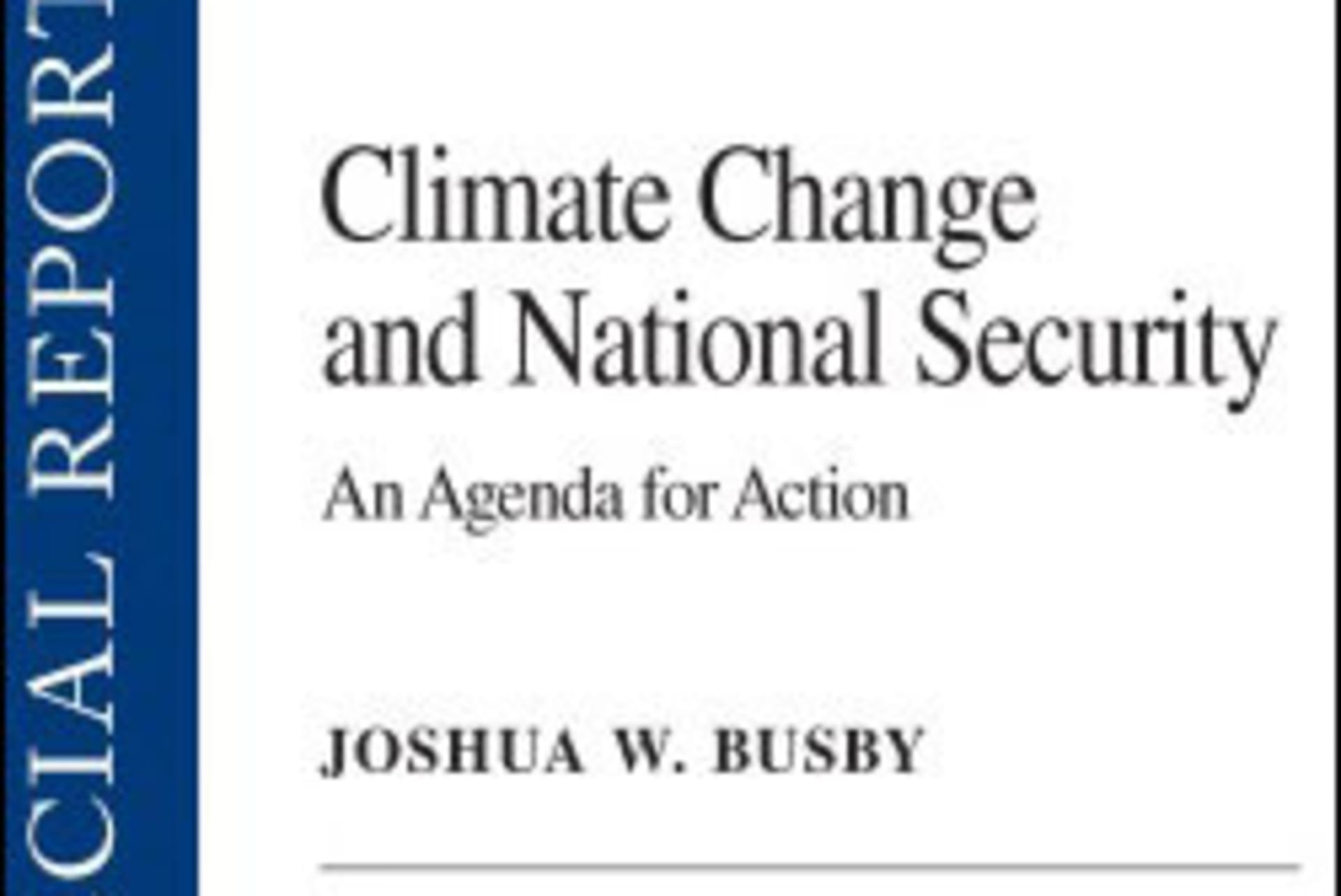 Climate Change and National Security