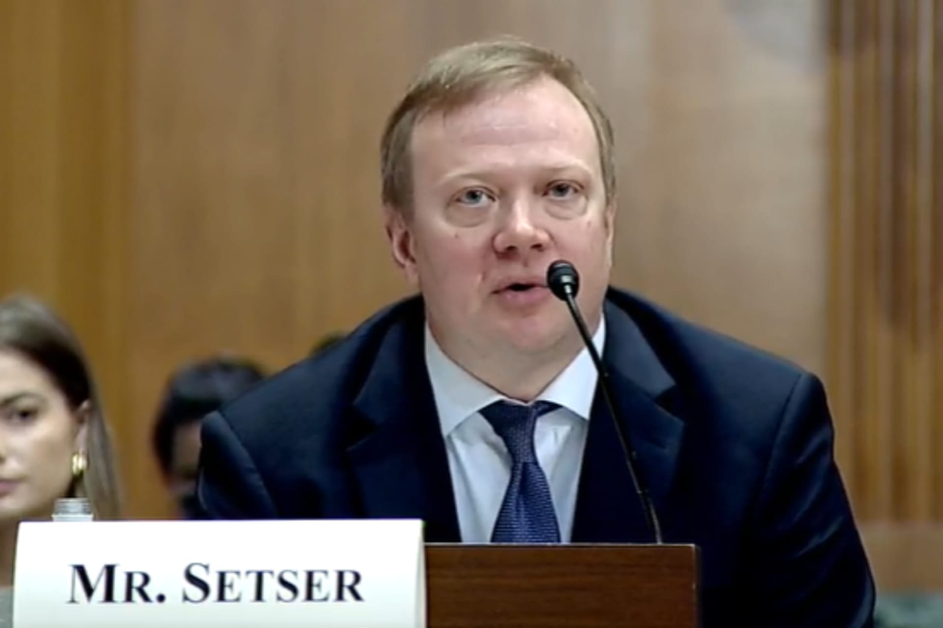 Brad Setser Testifying