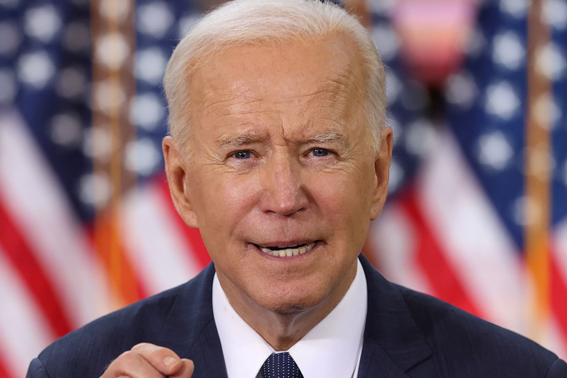 <p>President Joe Biden speaks about his $2 trillion infrastructure plan during an event in Pittsburgh, on March 31, 2021.</p>
