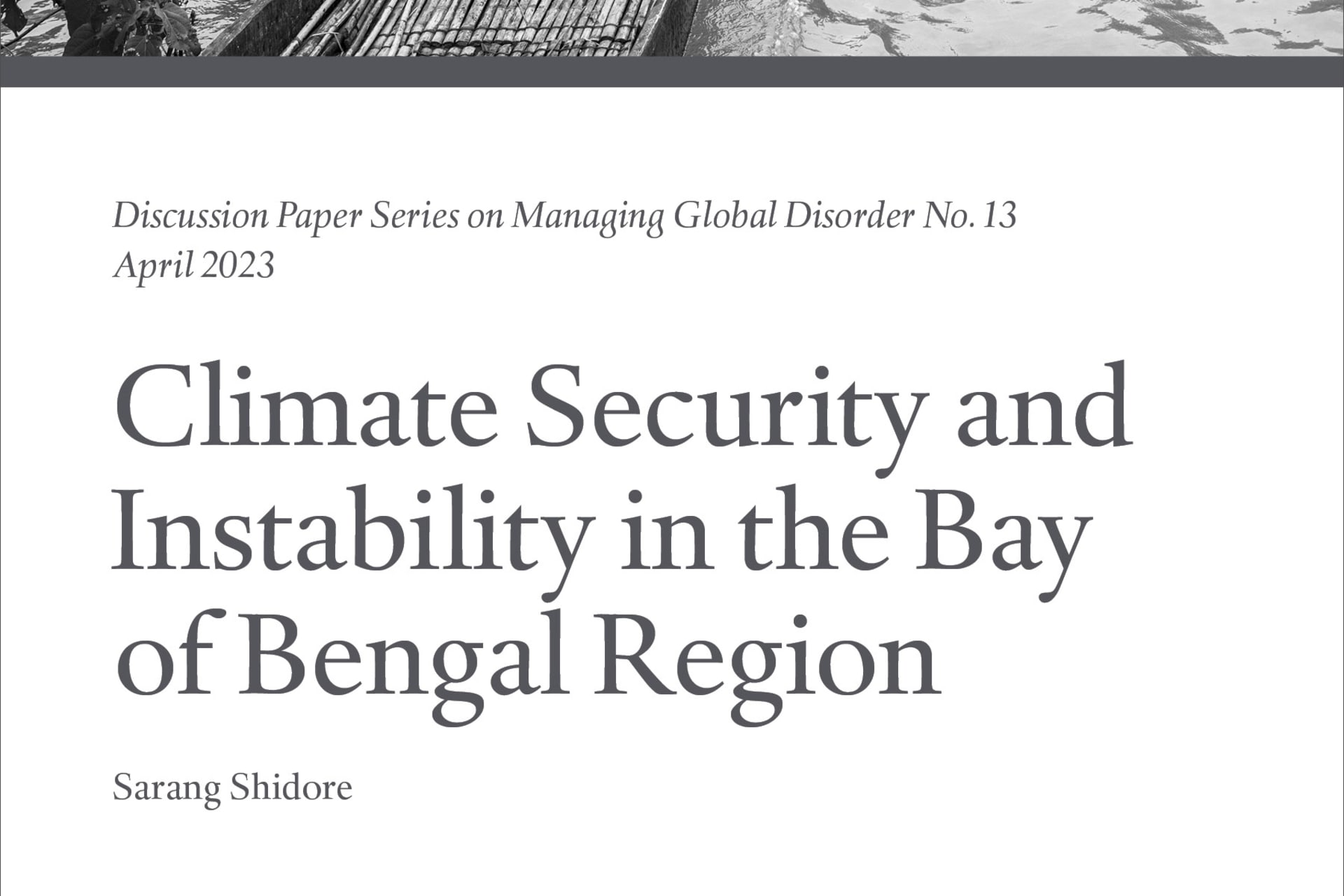 <p>People on a boat navigate the aftermath of a flash flood in the Goainghat subdistrict of Sylhet, Bangladesh, in 2022. </p>
